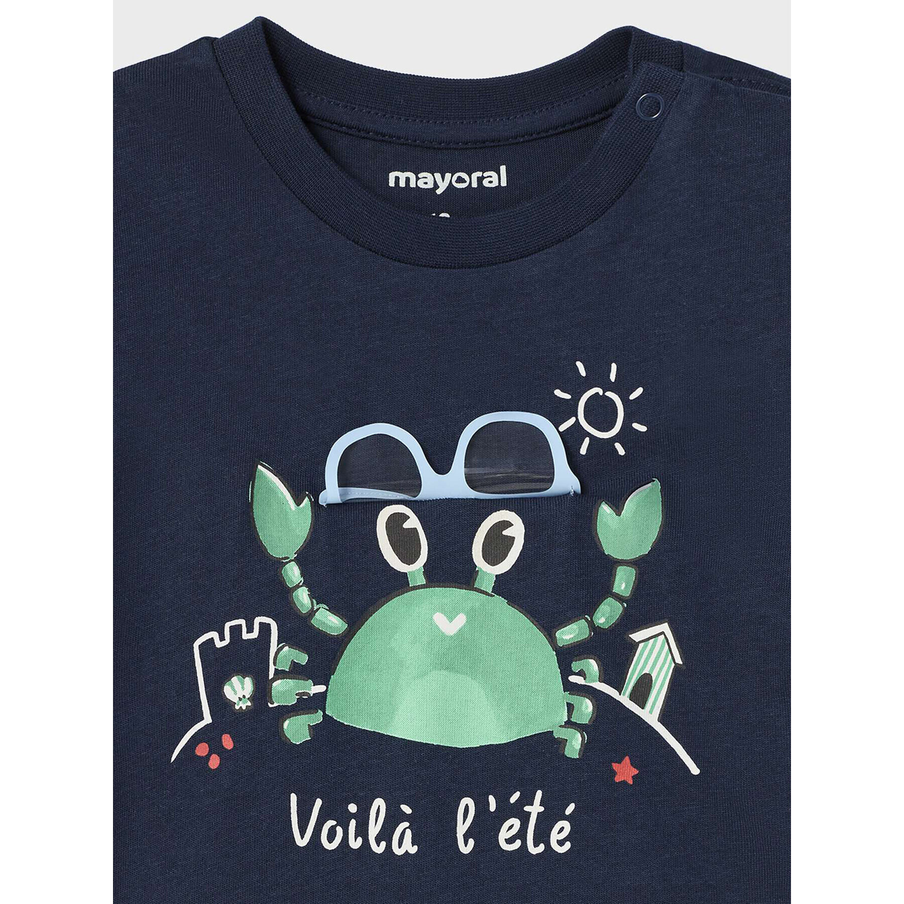 Mayoral T-Shirt 1026 Tmavomodrá Regular Fit - Pepit.cz