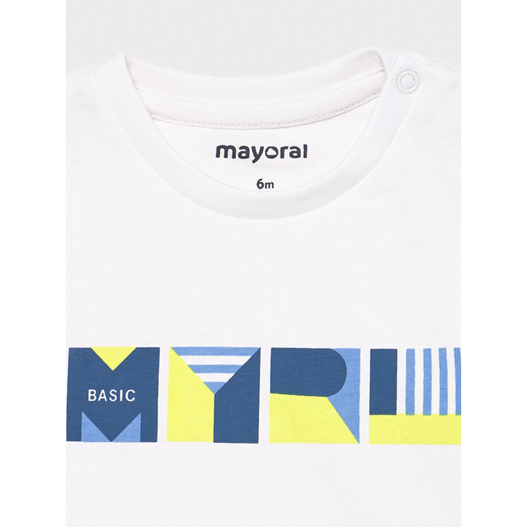 Mayoral T-Shirt 106 Bílá Regular Fit - Pepit.cz