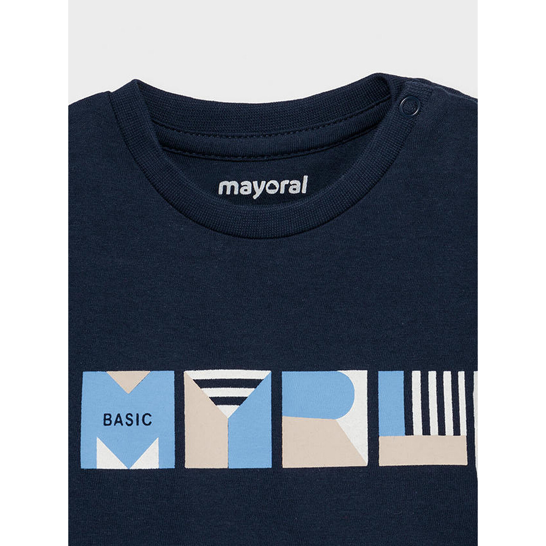 Mayoral T-Shirt 106 Tmavomodrá Regular Fit - Pepit.cz