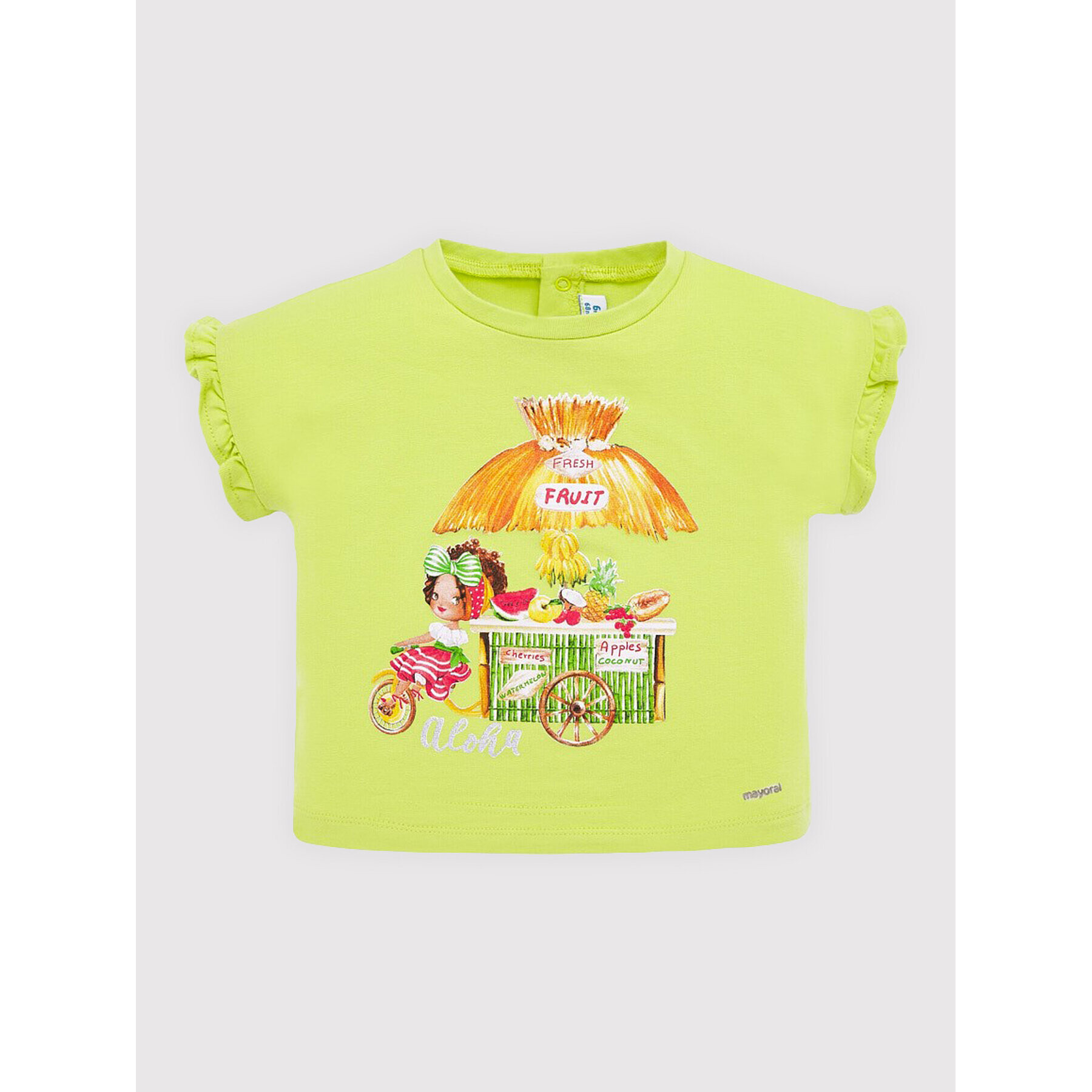 Mayoral T-Shirt 1064 Zelená Regular Fit - Pepit.cz