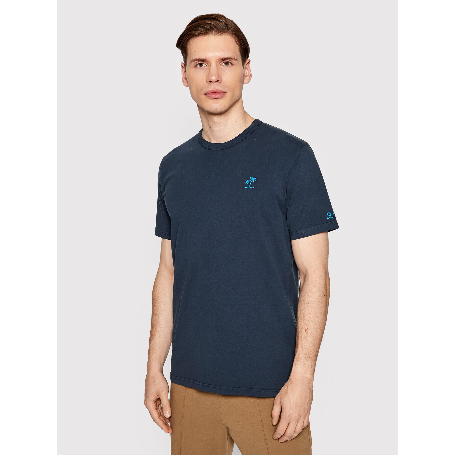 MC2 Saint Barth T-Shirt Dover DOV0001 00139B Tmavomodrá Regular Fit - Pepit.cz