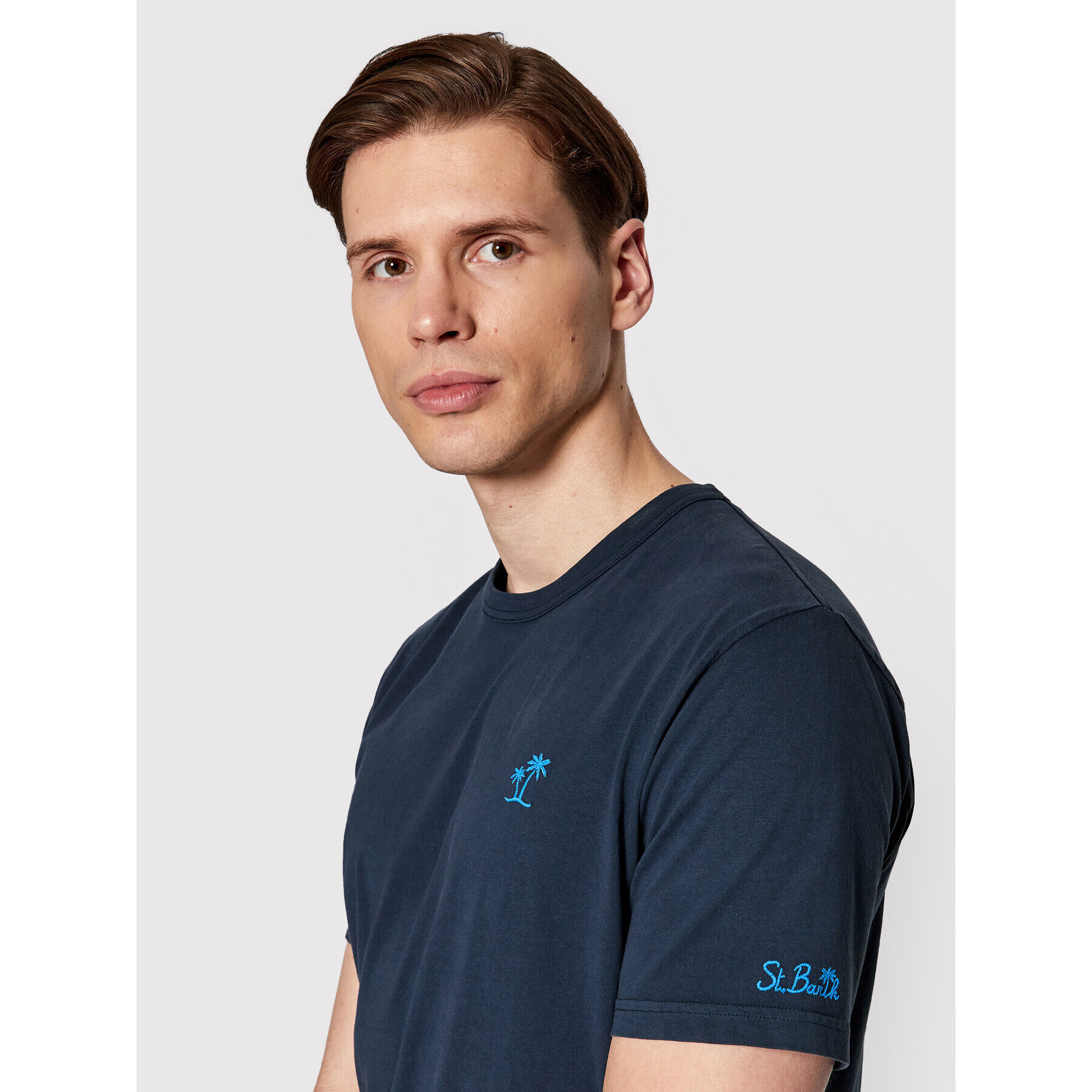 MC2 Saint Barth T-Shirt Dover DOV0001 00139B Tmavomodrá Regular Fit - Pepit.cz