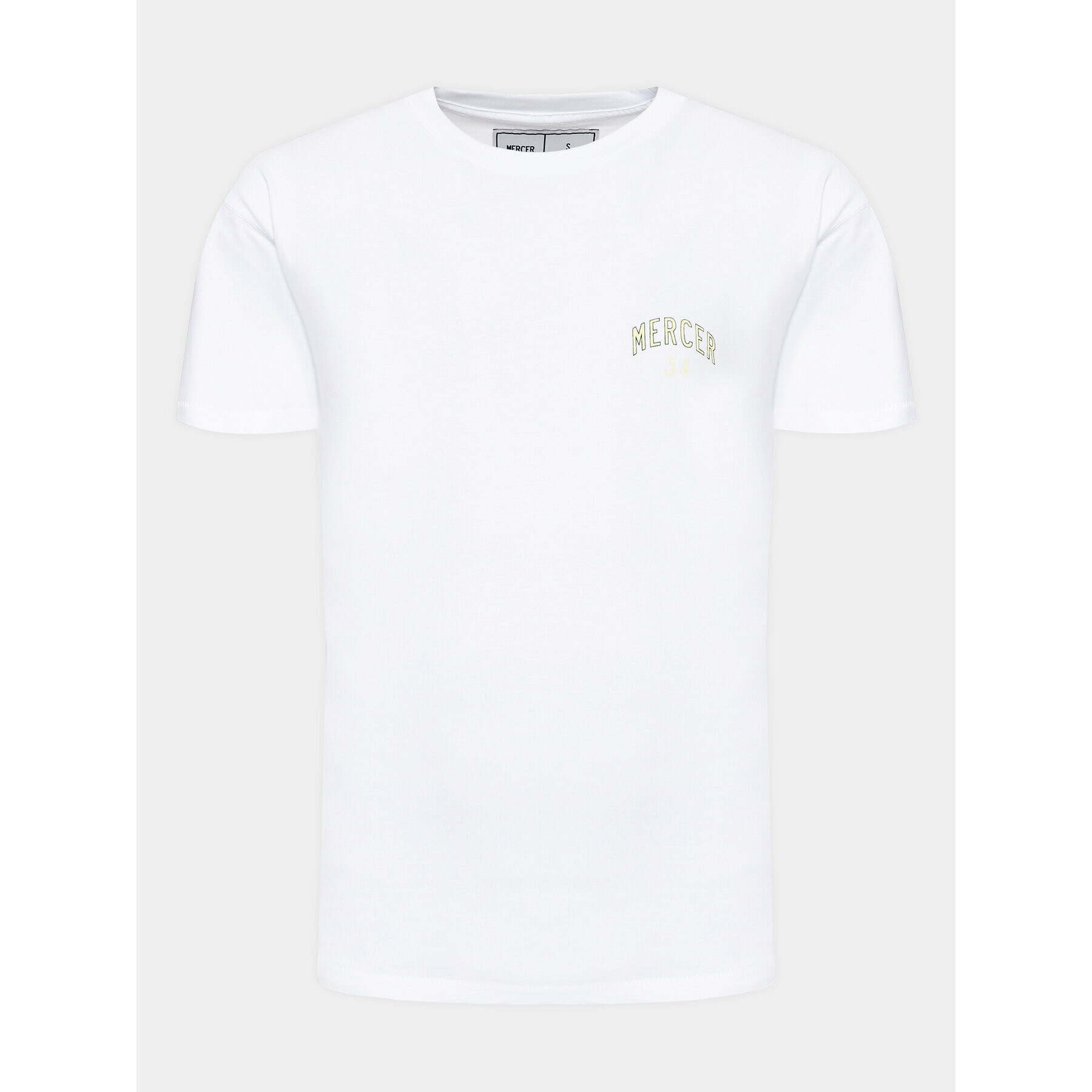 Mercer Amsterdam T-Shirt Unisex The Rugby MEAP231020 Bílá Regular Fit - Pepit.cz