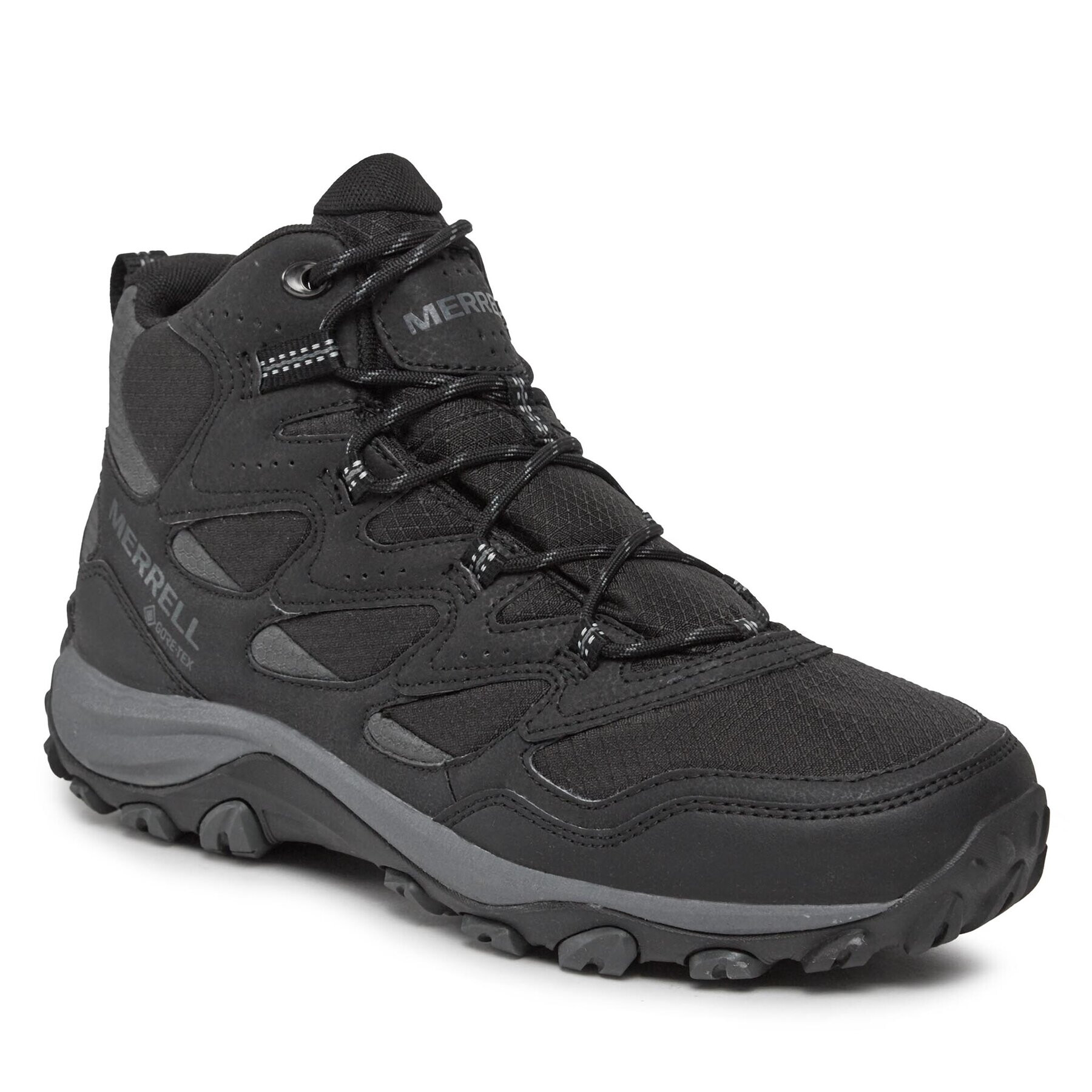 Merrell Trekingová obuv West Rim Mid Gtx GORE-TEX J036519 Černá - Pepit.cz