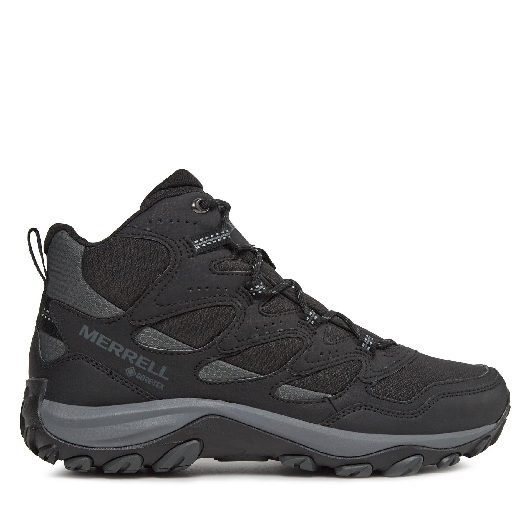 Merrell Trekingová obuv West Rim Mid Gtx GORE-TEX J036519 Černá - Pepit.cz