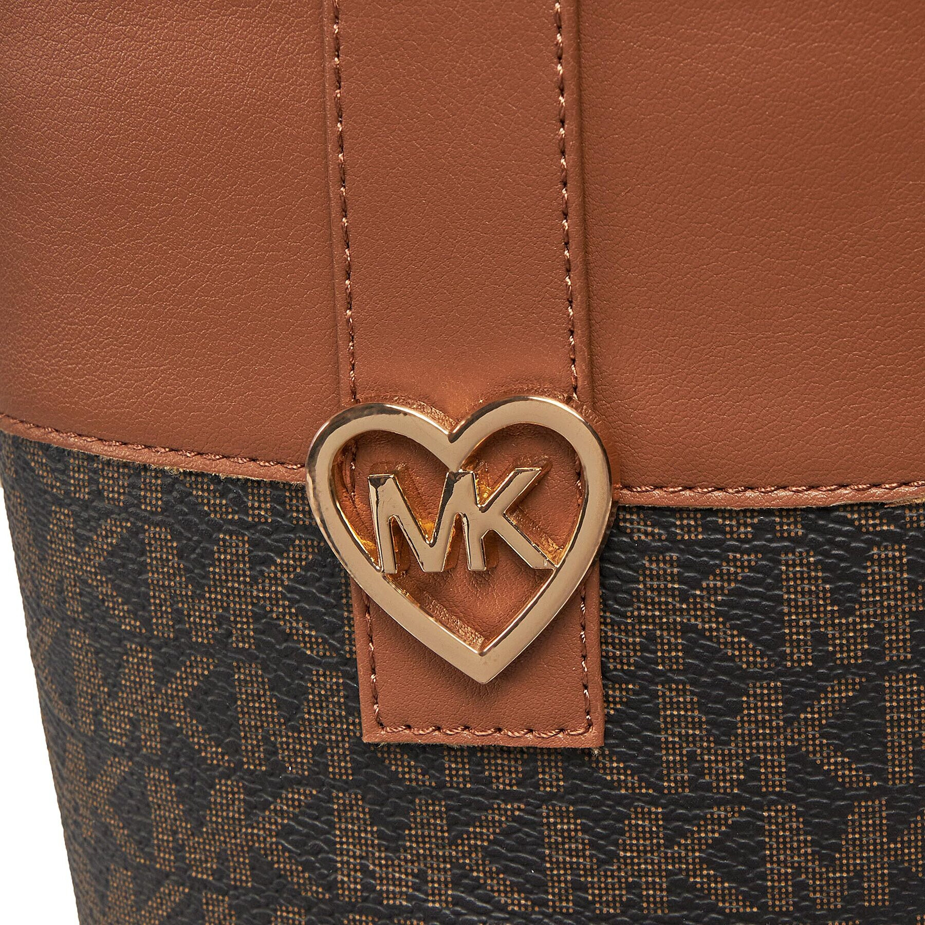 MICHAEL KORS KIDS Kozačky Finley Heart MK100757 Hnědá - Pepit.cz