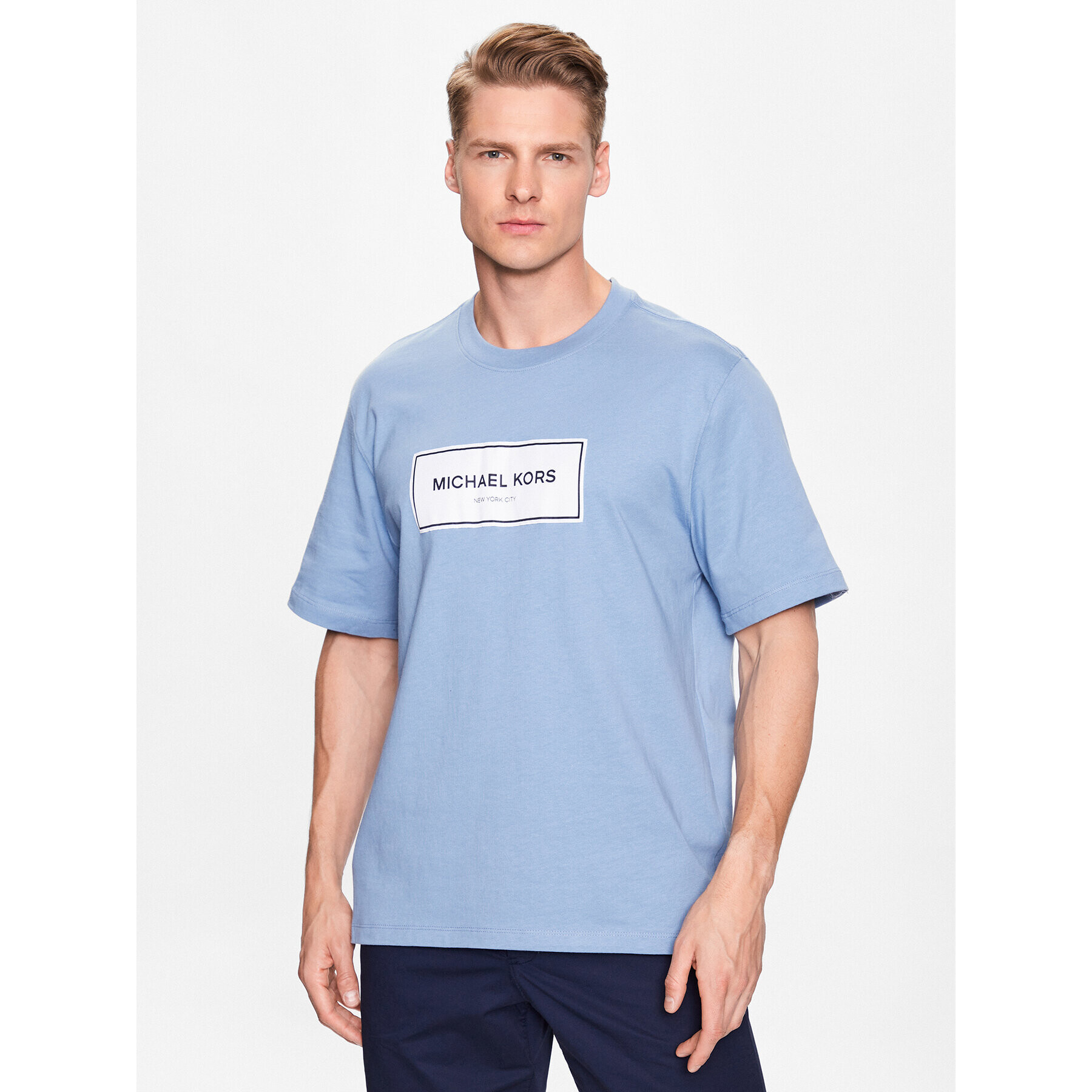 Michael Kors T-Shirt CR351C01V2 Modrá Oversize - Pepit.cz