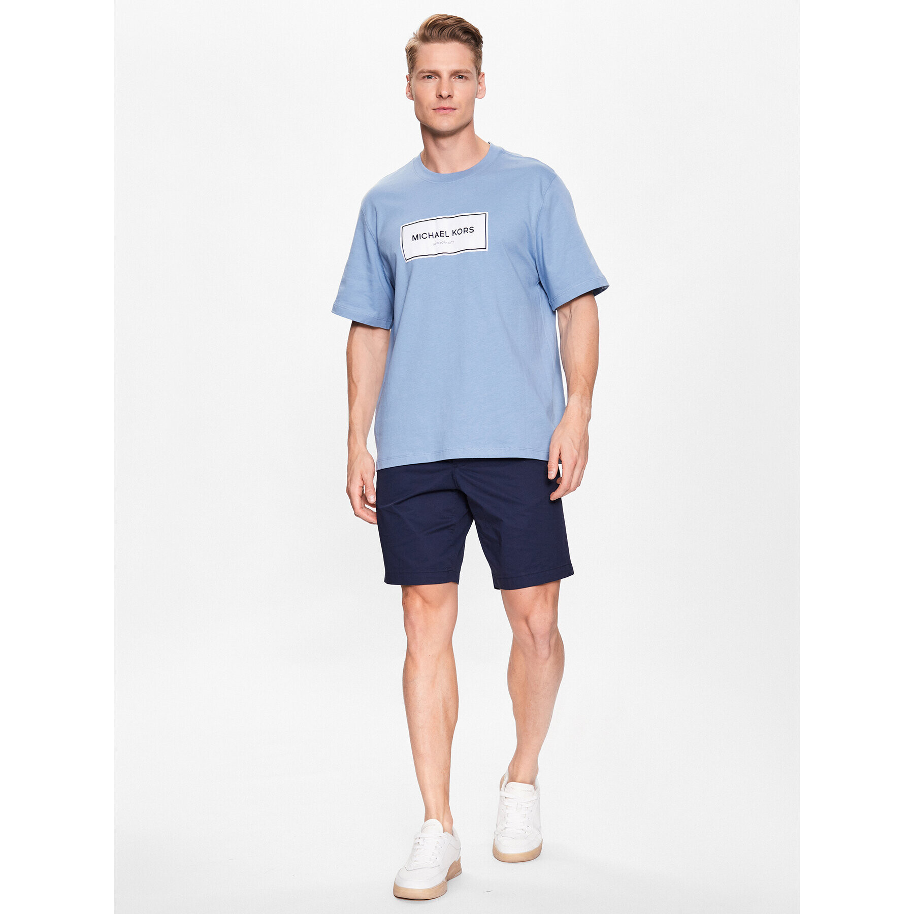 Michael Kors T-Shirt CR351C01V2 Modrá Oversize - Pepit.cz