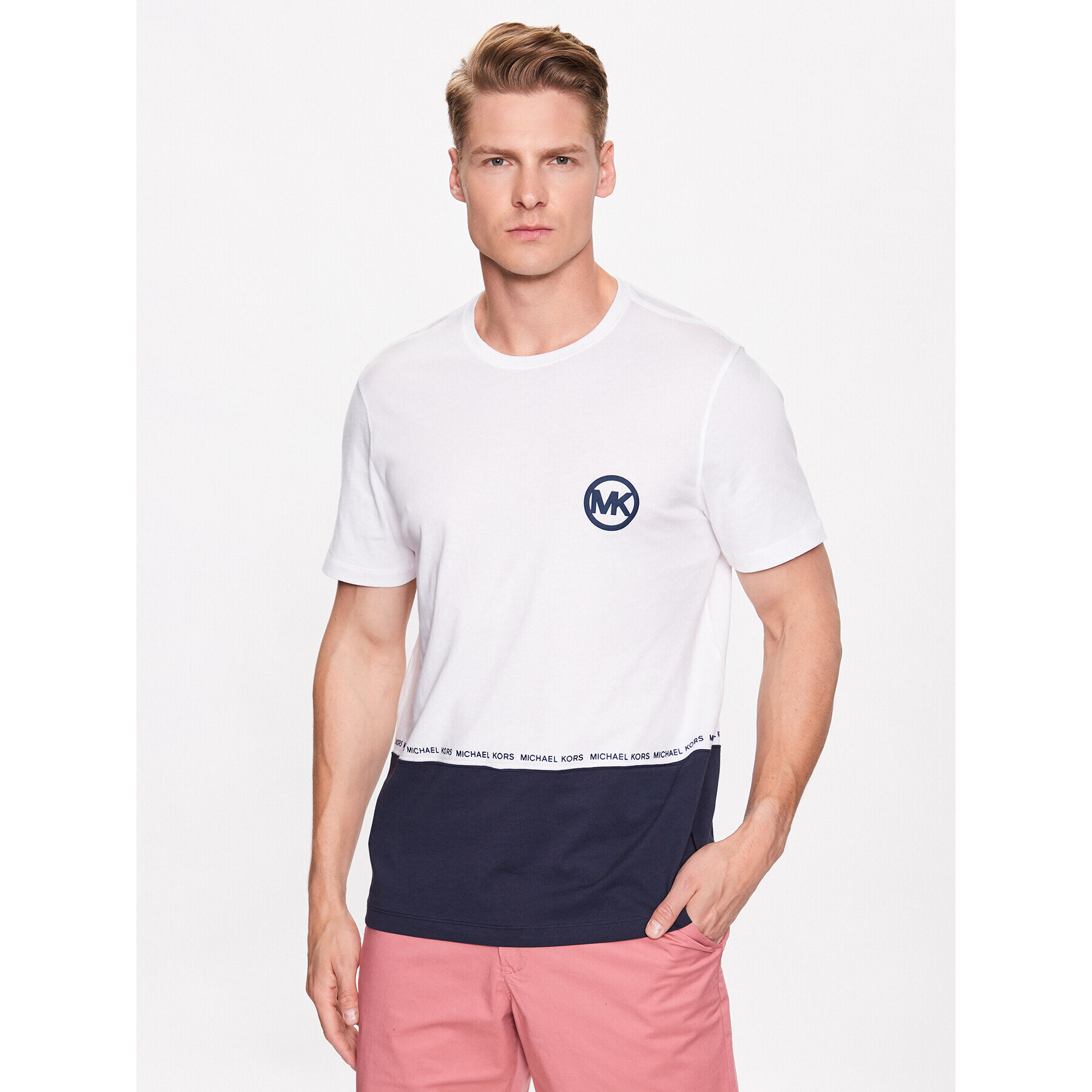 Michael Kors T-Shirt CS351I7FV4 Bílá Regular Fit - Pepit.cz