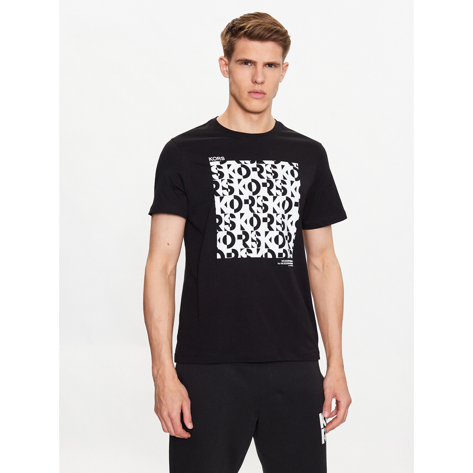 Michael Kors T-Shirt CS351I9FV4 Černá Regular Fit - Pepit.cz