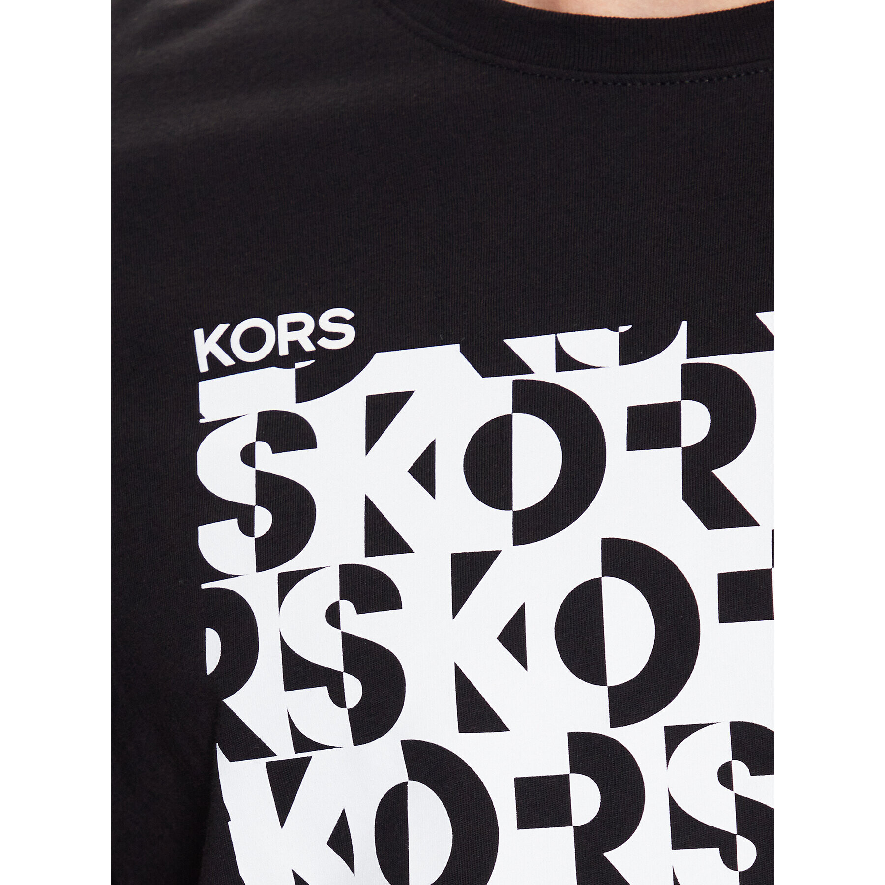 Michael Kors T-Shirt CS351I9FV4 Černá Regular Fit - Pepit.cz