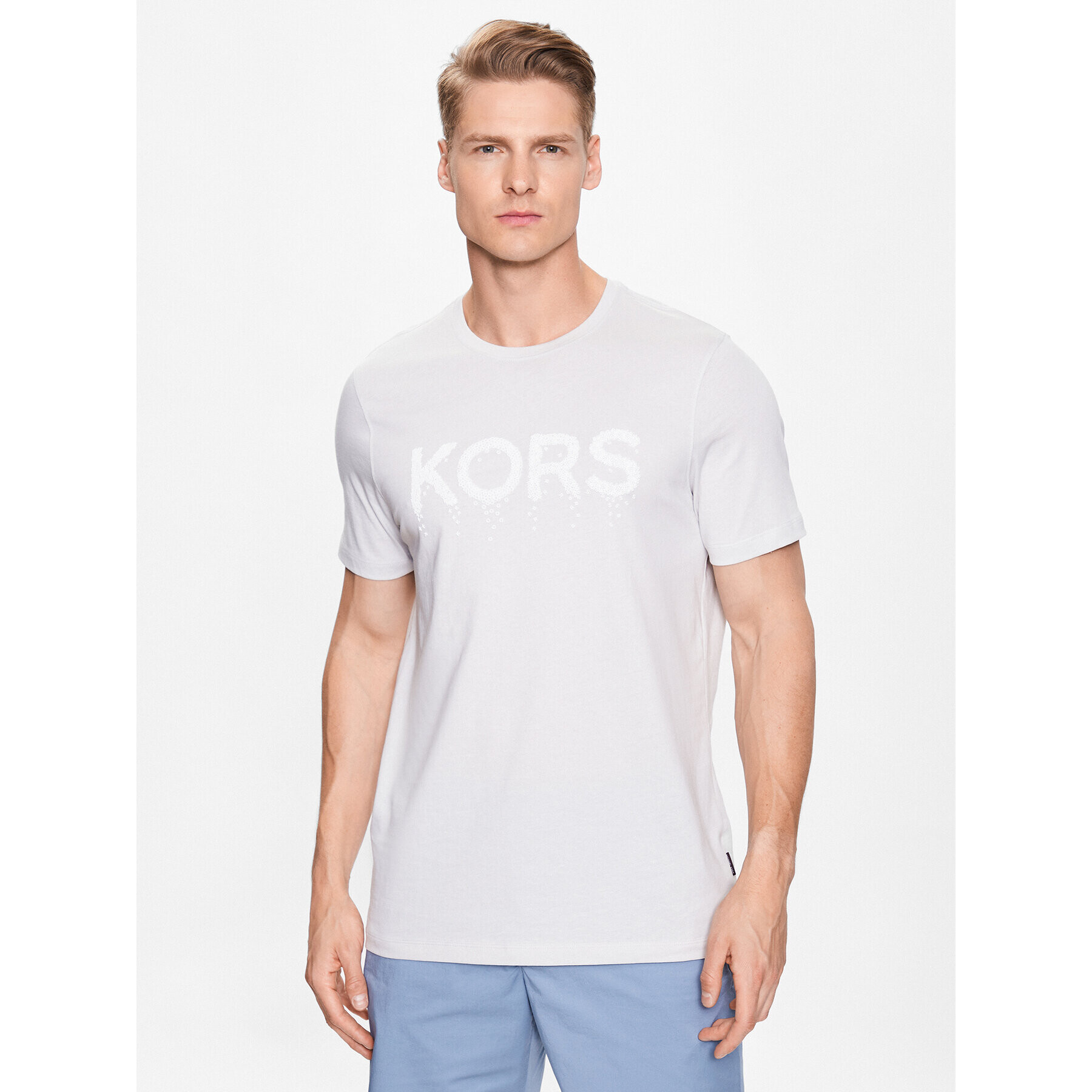 Michael Kors T-Shirt CS351IGFV4 Šedá Regular Fit - Pepit.cz