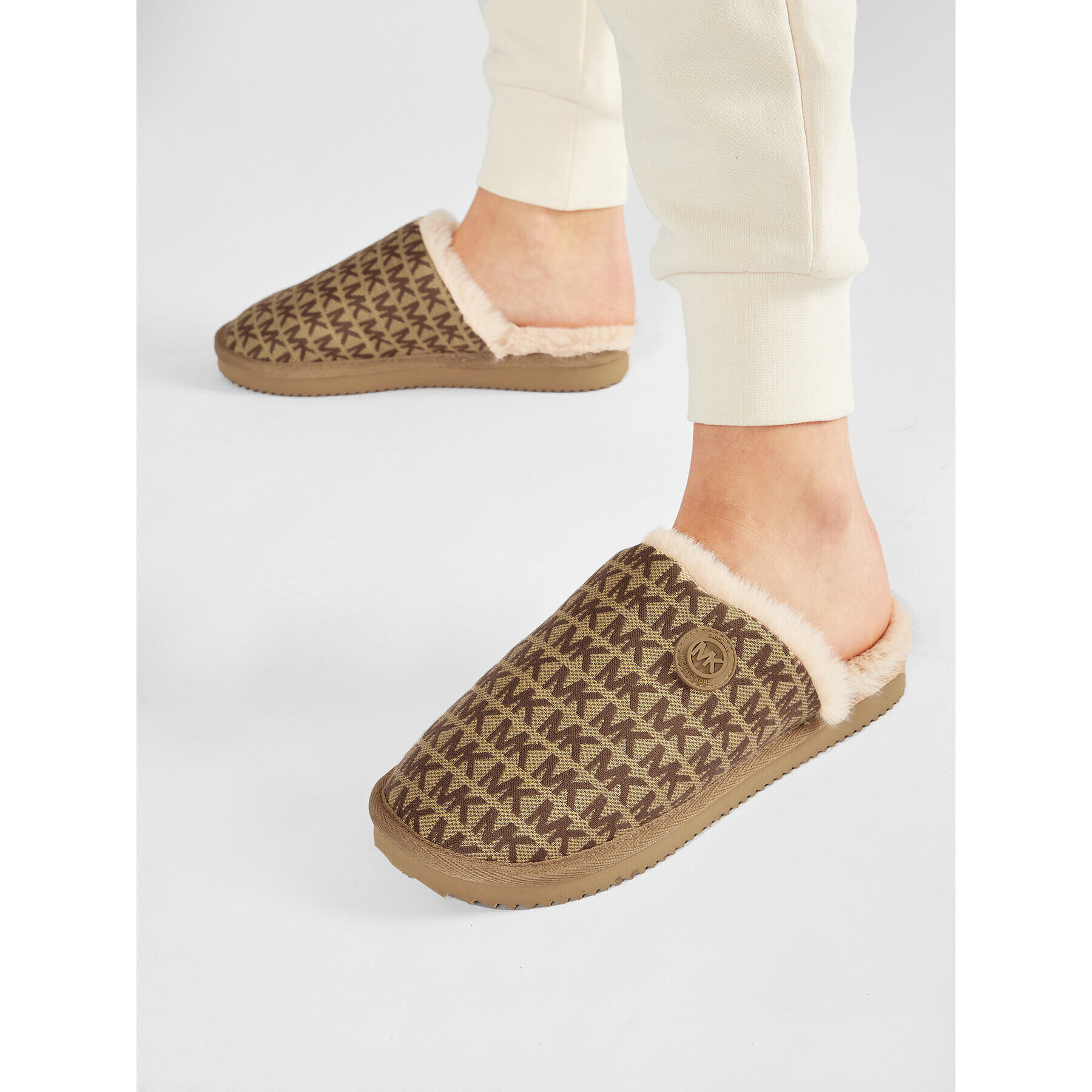 MICHAEL Michael Kors Bačkory Janis Slipper 40R1JAFP2Y Hnědá - Pepit.cz