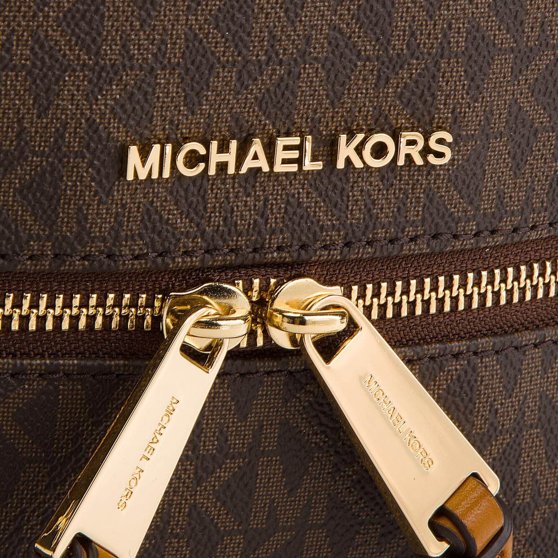 MICHAEL Michael Kors Batoh Rhea Zip 30S7GEZB1B Hnědá - Pepit.cz