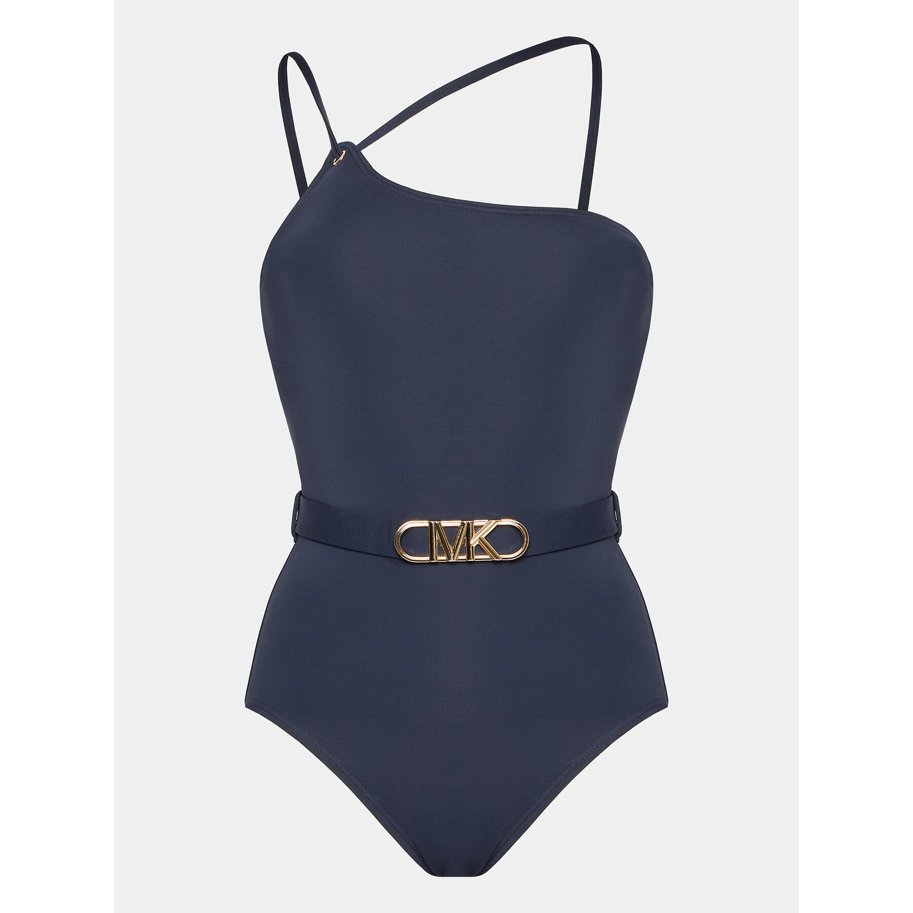 MICHAEL Michael Kors Bikiny Solid One Shoulder MM1N542 Tmavomodrá - Pepit.cz