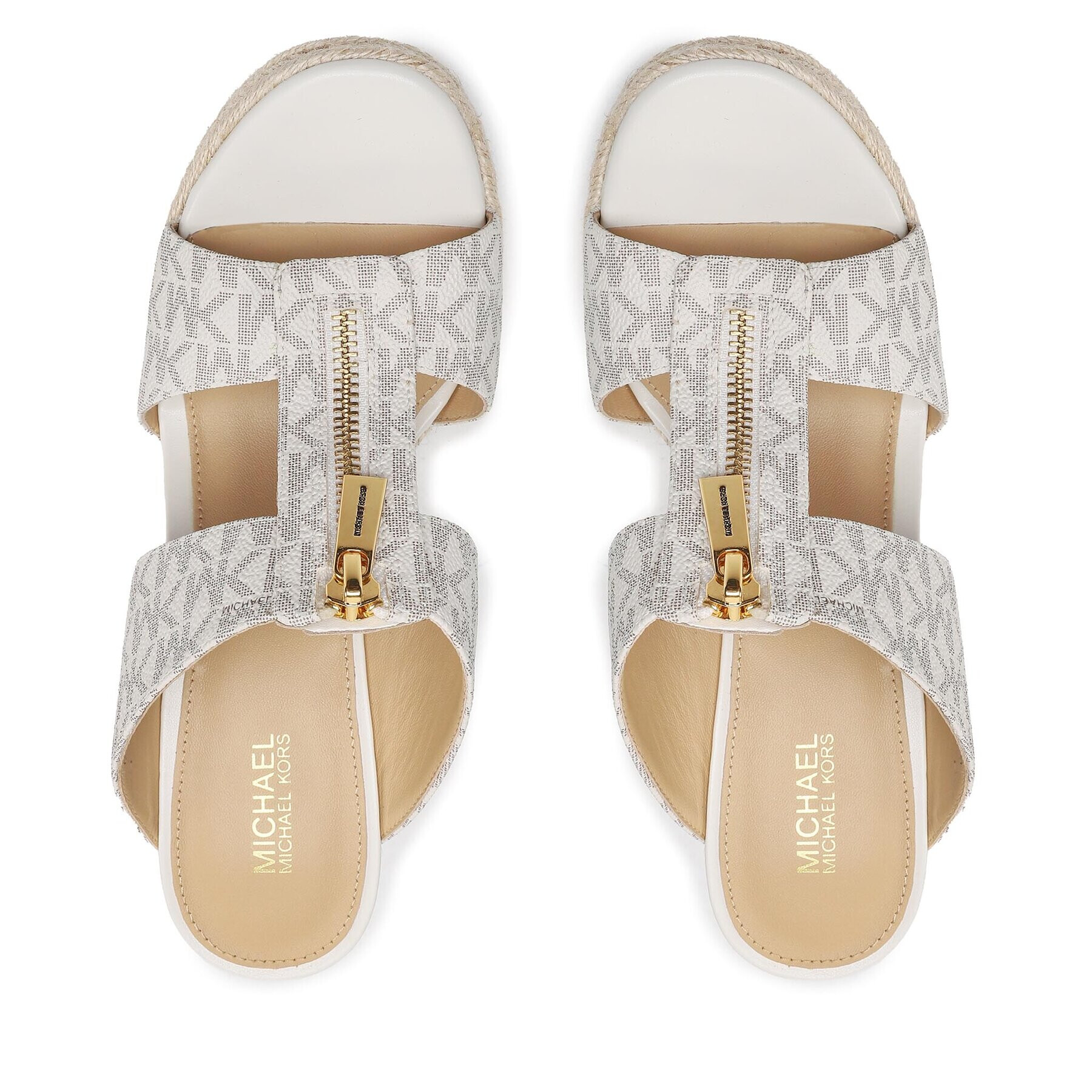 MICHAEL Michael Kors Espadrilky Bradley Mule 40S3BYMS1B Écru - Pepit.cz