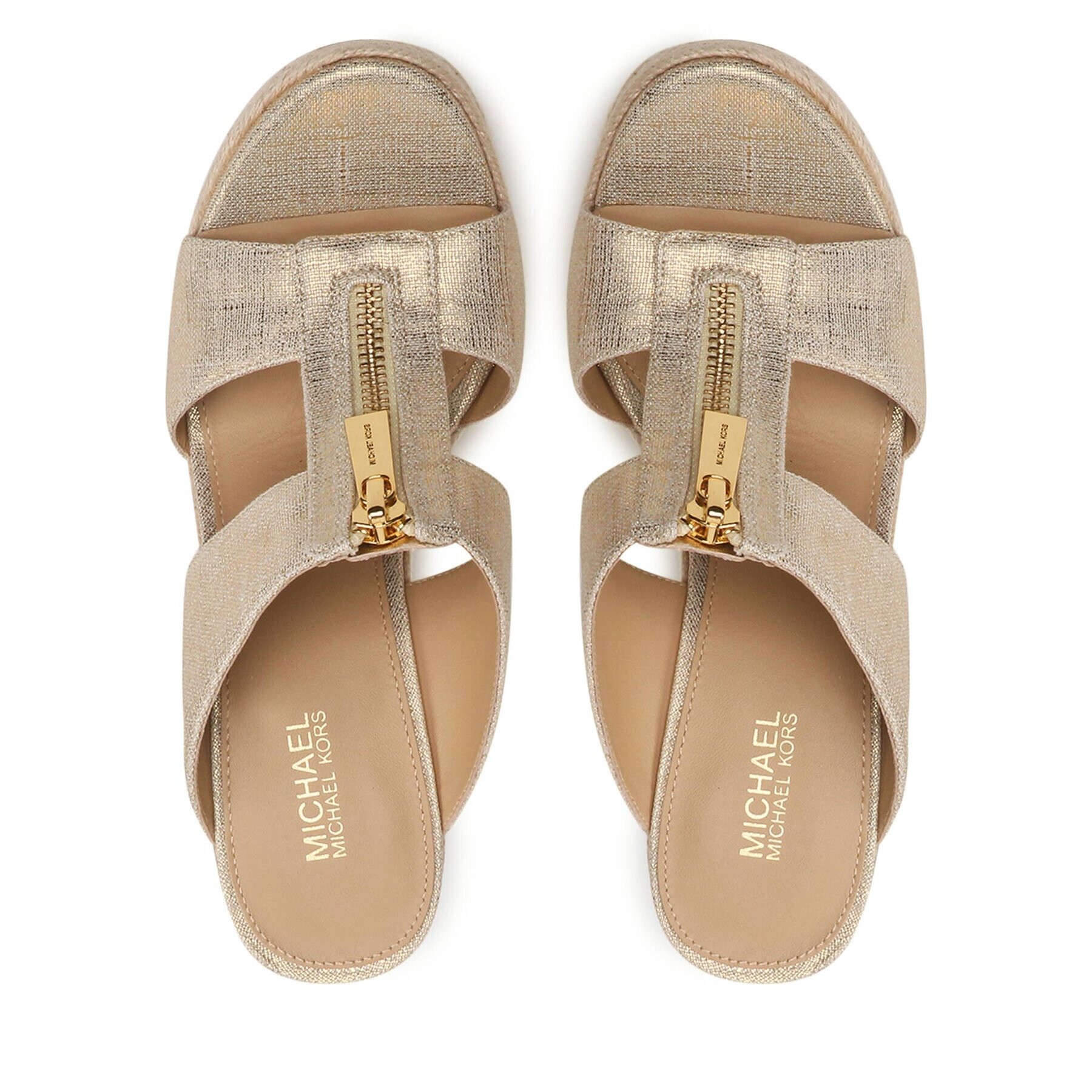 MICHAEL Michael Kors Espadrilky Bradley Mule 40S3BYMS2D Zlatá - Pepit.cz