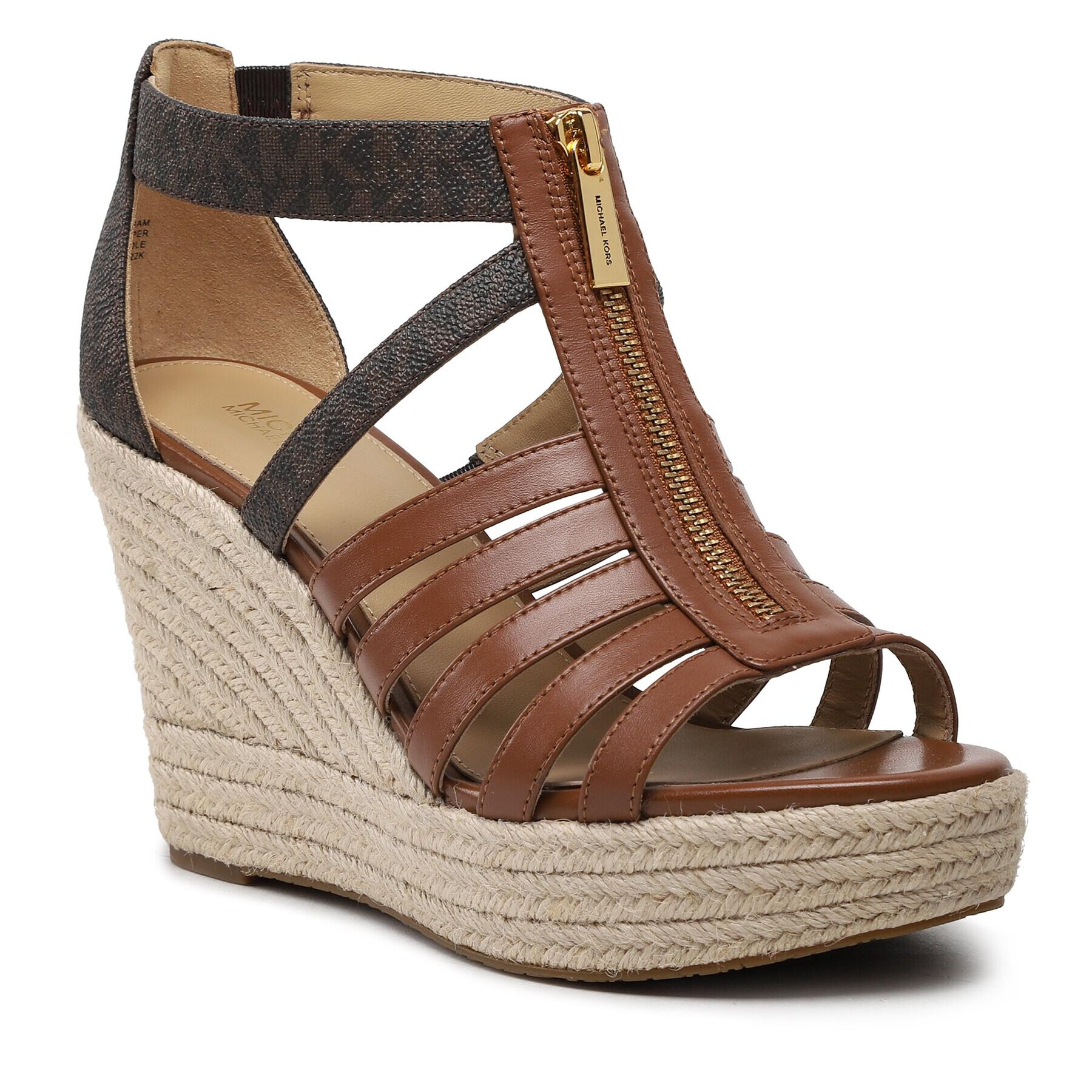 MICHAEL Michael Kors Espadrilky Bradley Wedge 40S3BYMS2B Hnědá - Pepit.cz