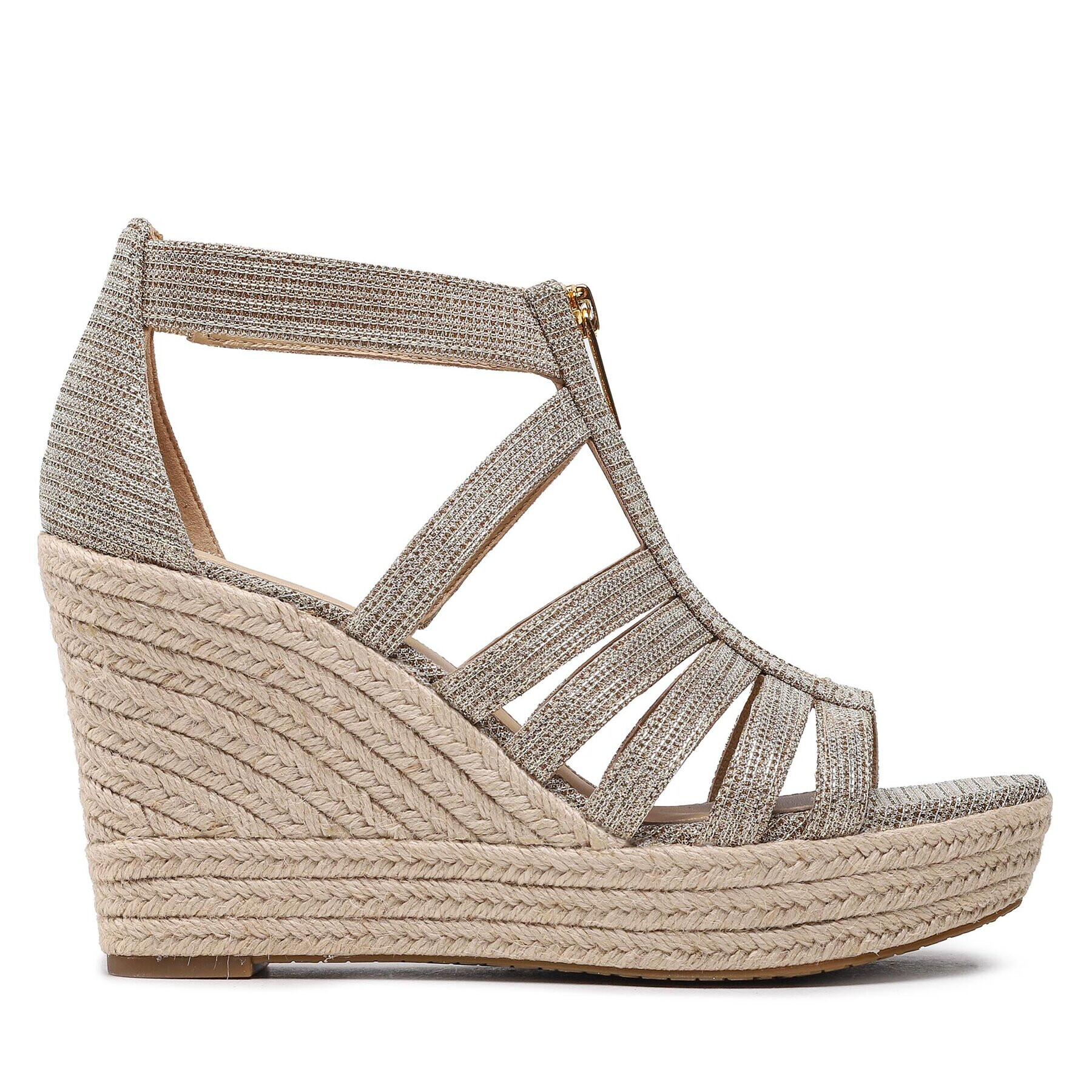 MICHAEL Michael Kors Espadrilky Bradley Wedge 40S3BYMS3D Zlatá - Pepit.cz