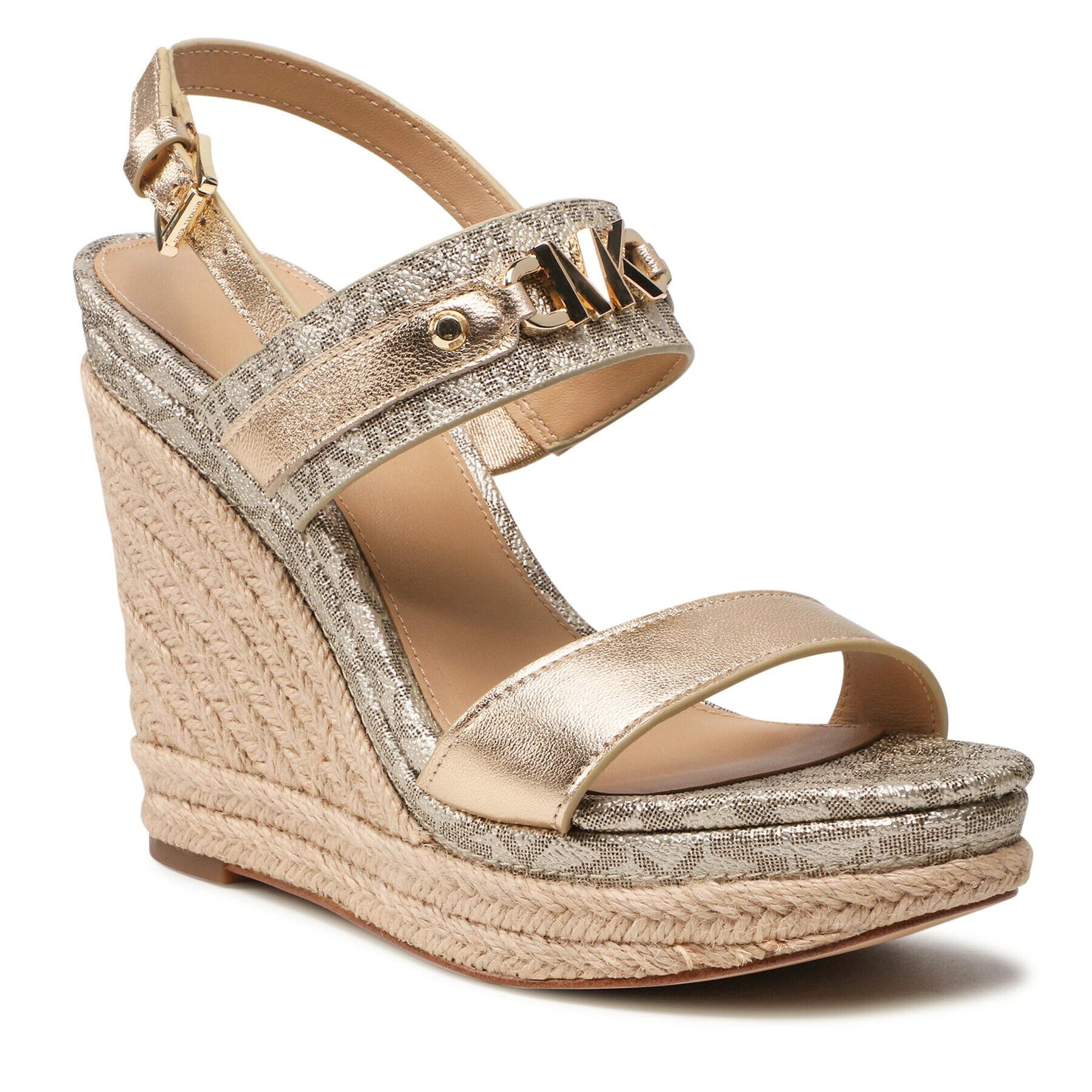 MICHAEL Michael Kors Espadrilky Farrah Wedge 40R2FHHS1B Zlatá - Pepit.cz