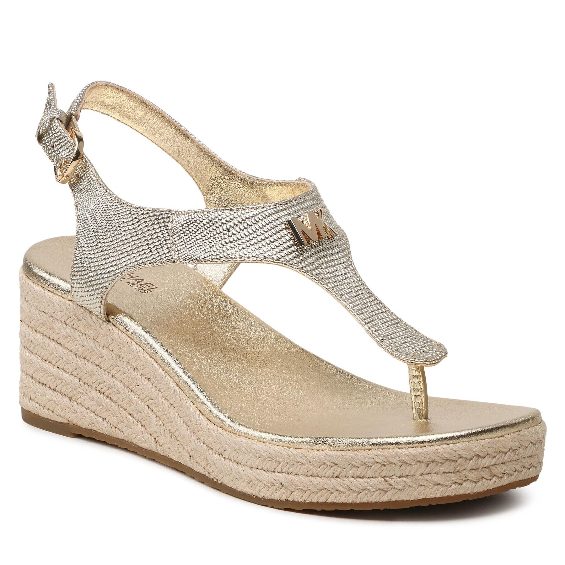 MICHAEL Michael Kors Espadrilky Laney Thong 40T0LAMS1M Zlatá - Pepit.cz