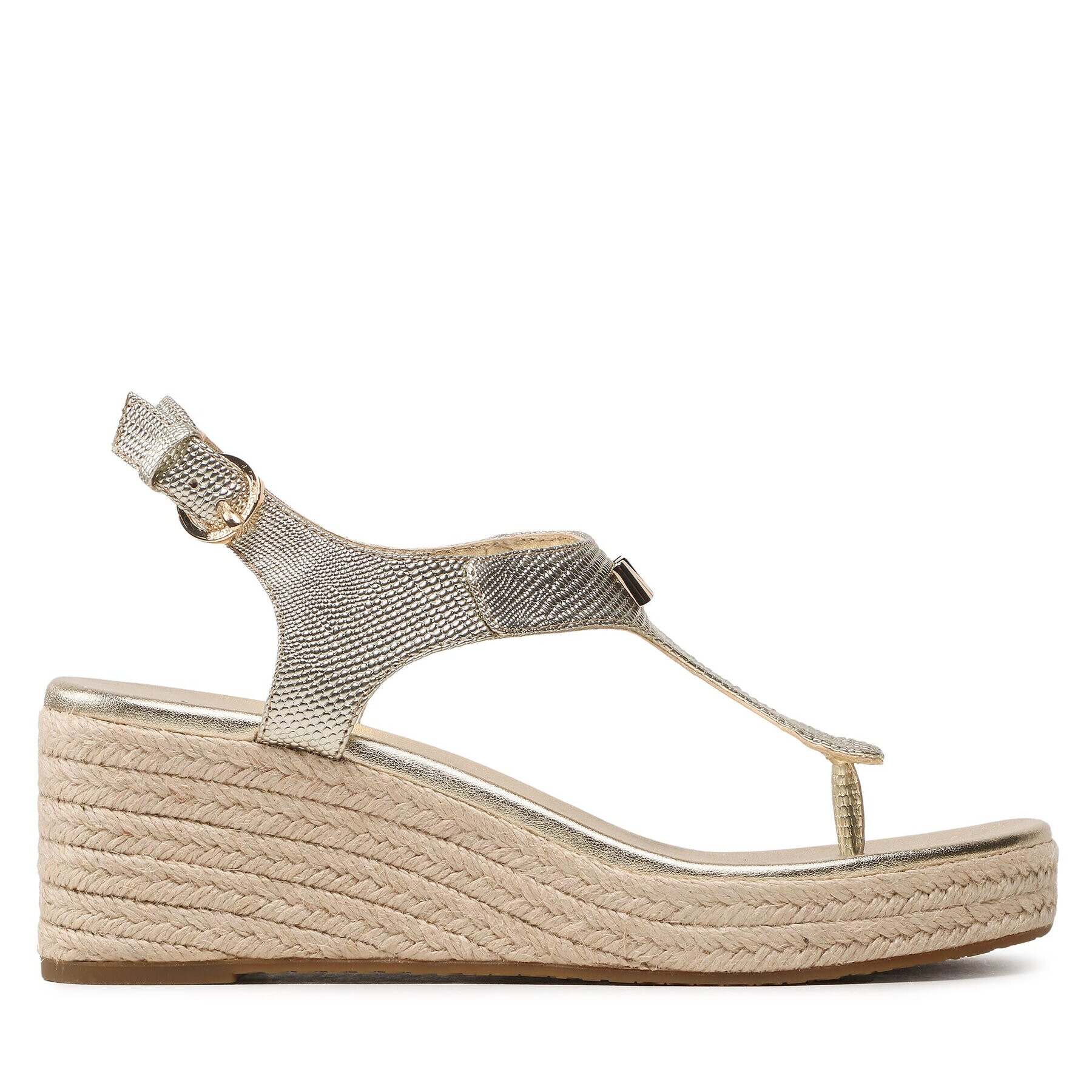 MICHAEL Michael Kors Espadrilky Laney Thong 40T0LAMS1M Zlatá - Pepit.cz