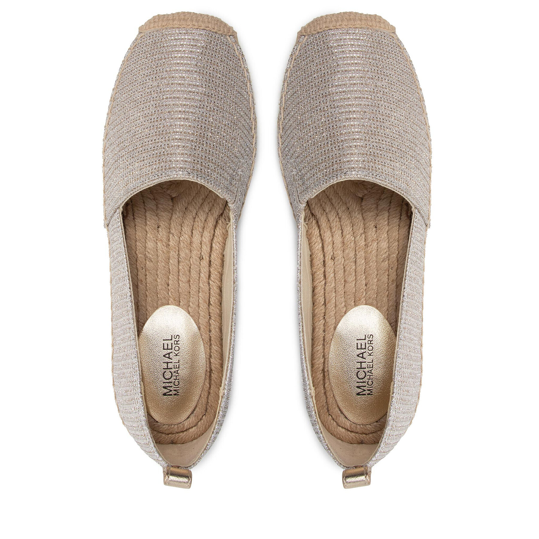 MICHAEL Michael Kors Espadrilky Lenny Espadrille 40S1LNFP8D Stříbrná - Pepit.cz