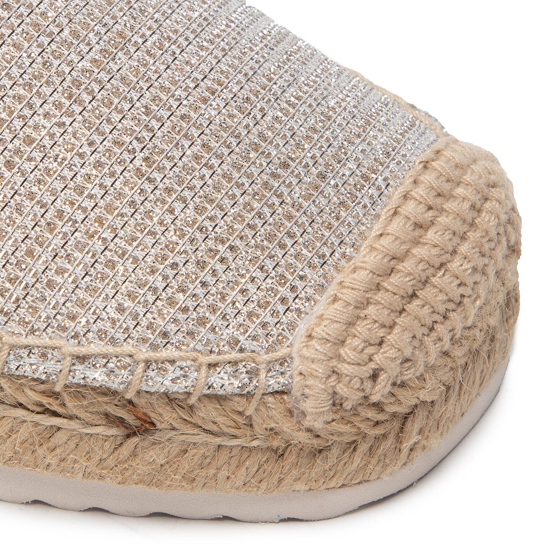 MICHAEL Michael Kors Espadrilky Lenny Espadrille 40S1LNFP8D Stříbrná - Pepit.cz