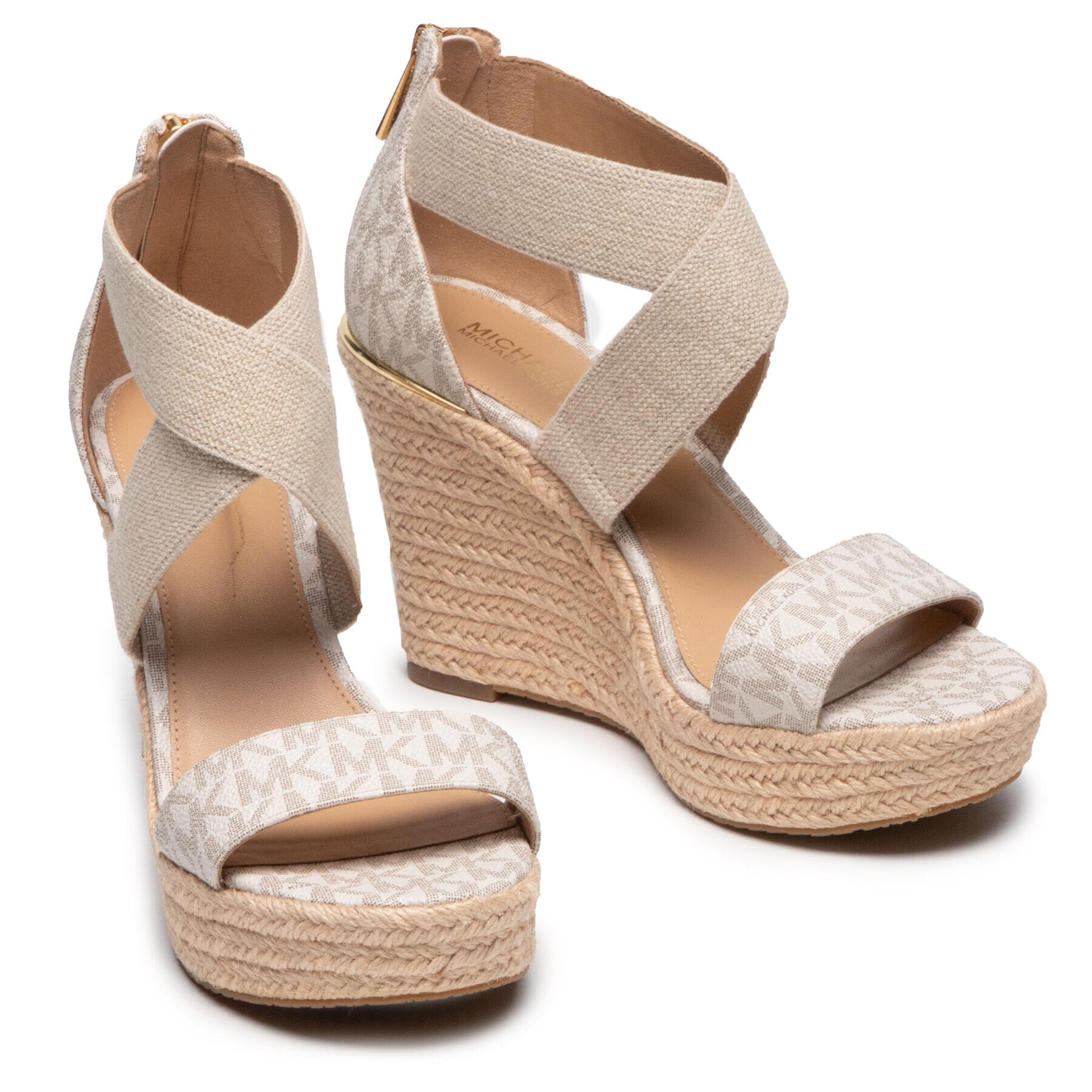 MICHAEL Michael Kors Espadrilky Prue Wedge 40S0PRMS2B Béžová - Pepit.cz