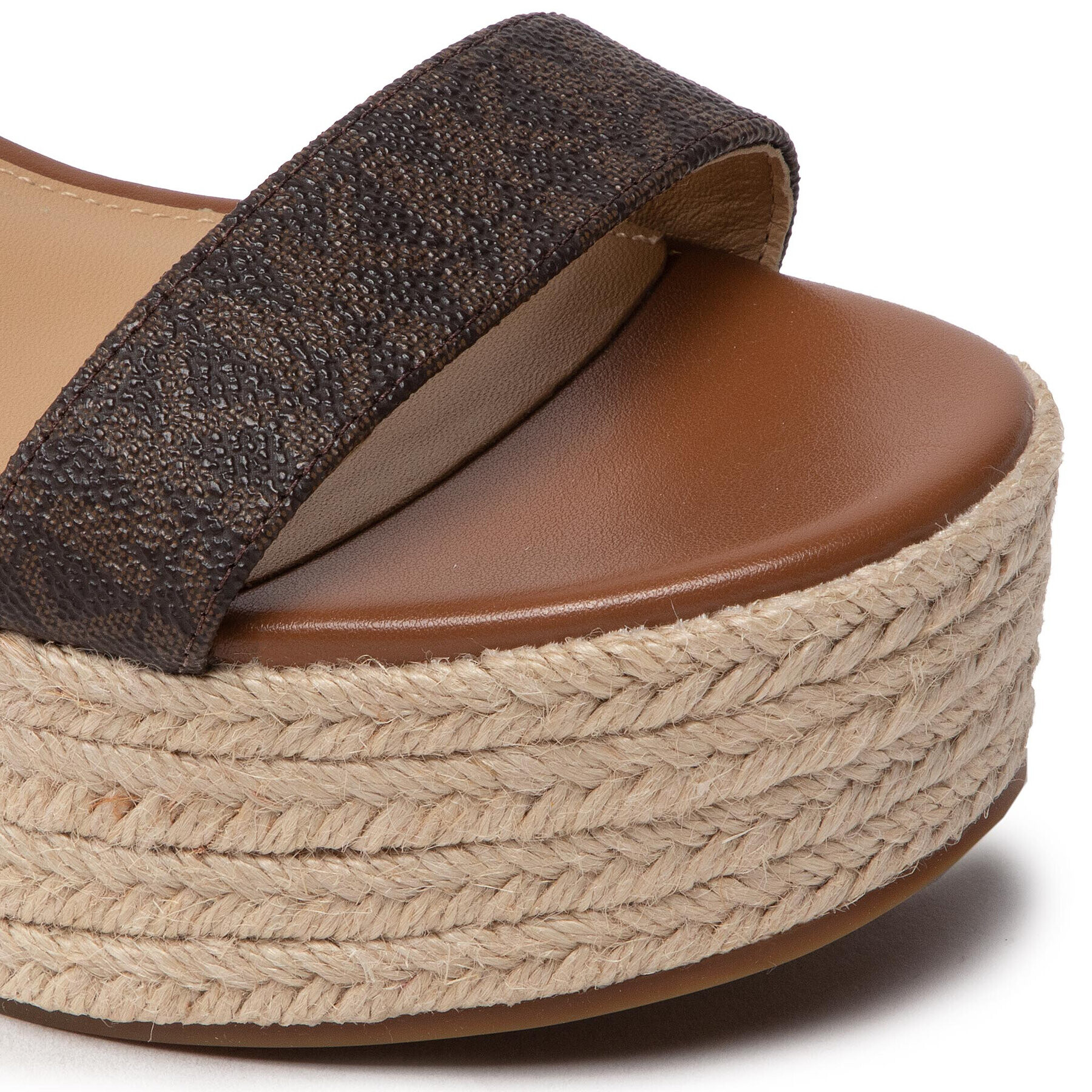 MICHAEL Michael Kors Espadrilky Serena Wedge Espadrille 40S2SEMS1B Hnědá - Pepit.cz