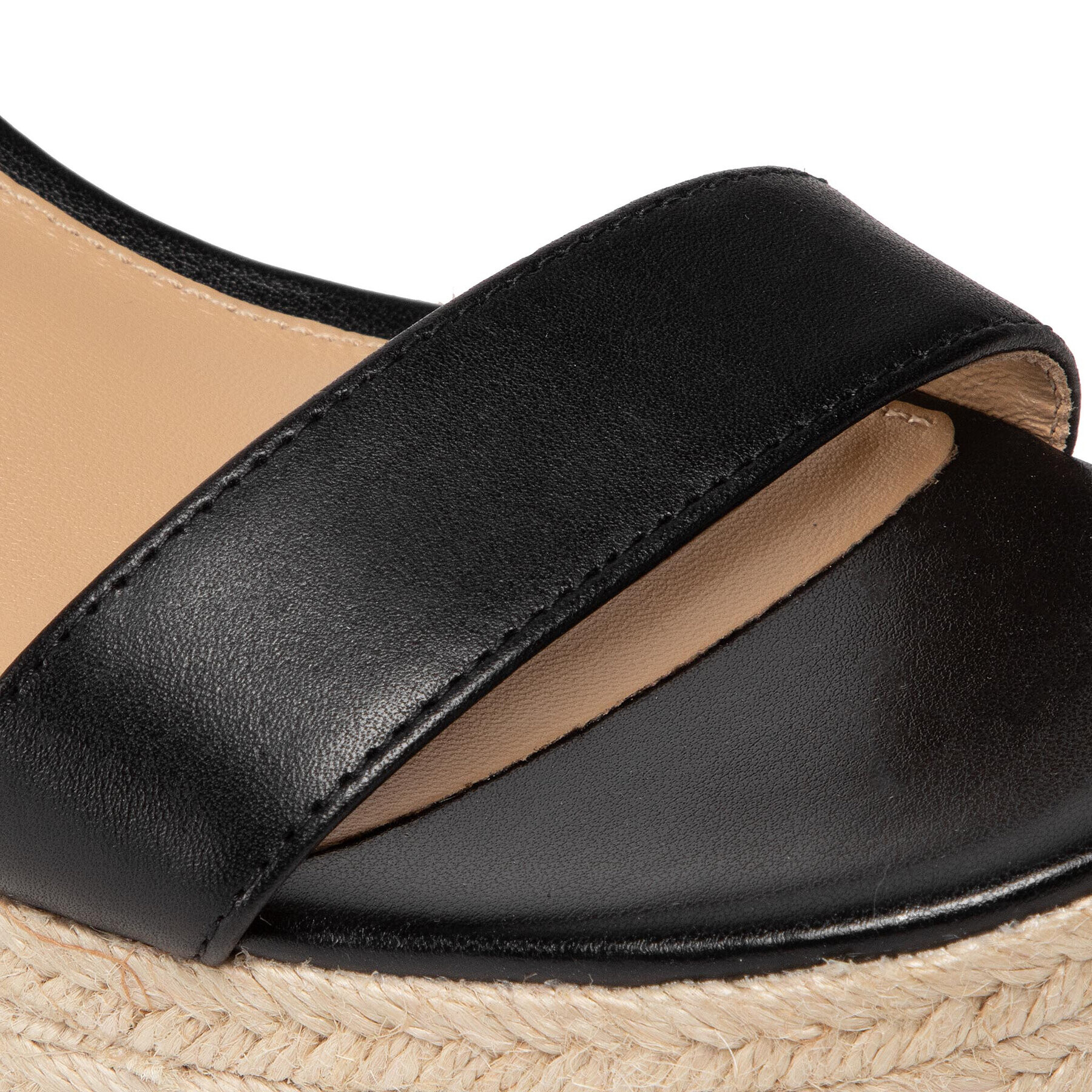 MICHAEL Michael Kors Espadrilky Serena Wedge Espadrille 40S2SEMS1L Černá - Pepit.cz