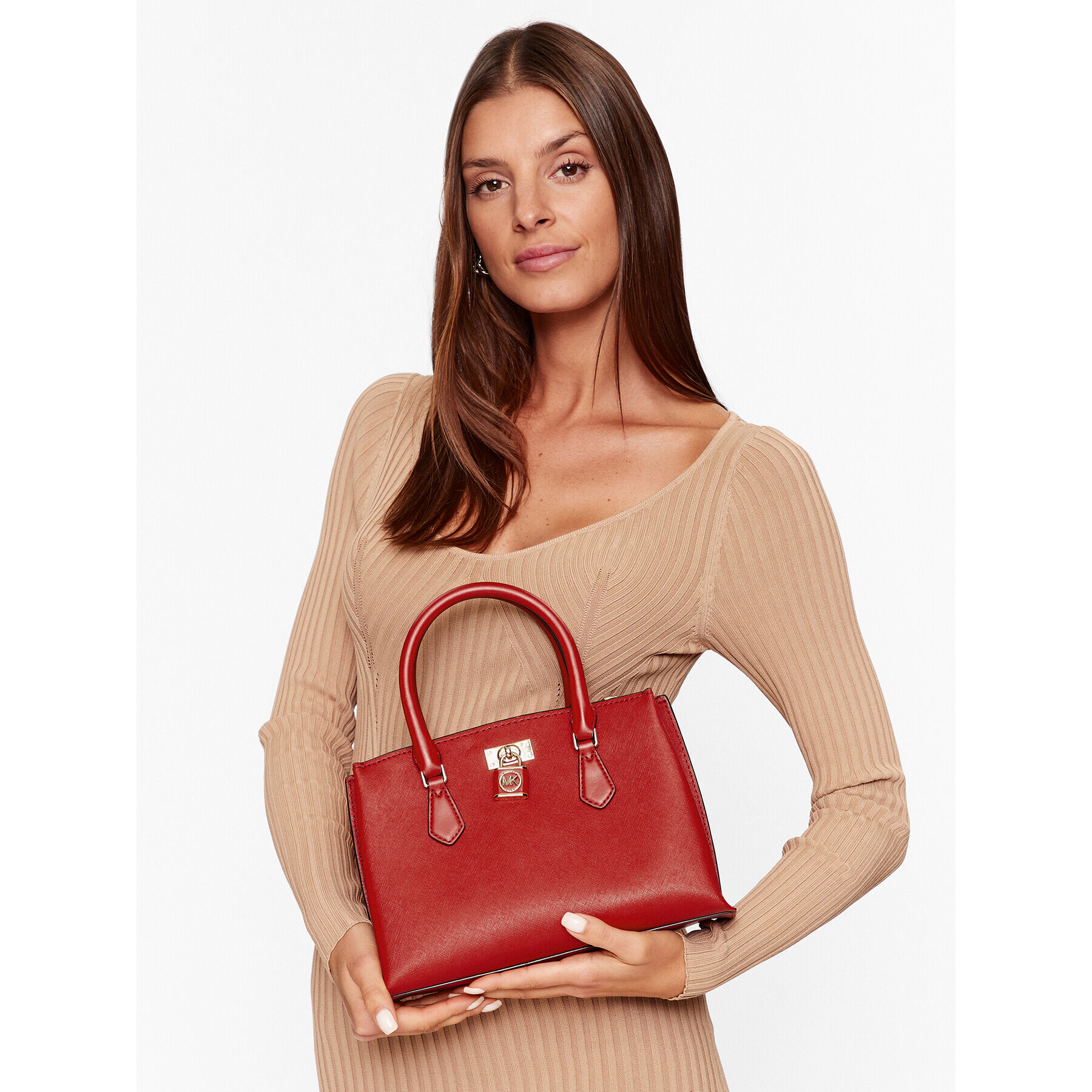 MICHAEL Michael Kors Kabelka Ruby 30S3GR0S1L Červená - Pepit.cz