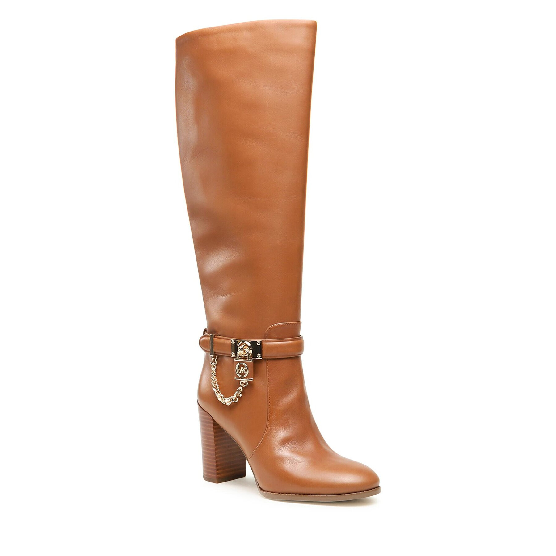 MICHAEL Michael Kors Kozačky Hamilton Heeled Boot 40F3HAHB5L Hnědá - Pepit.cz