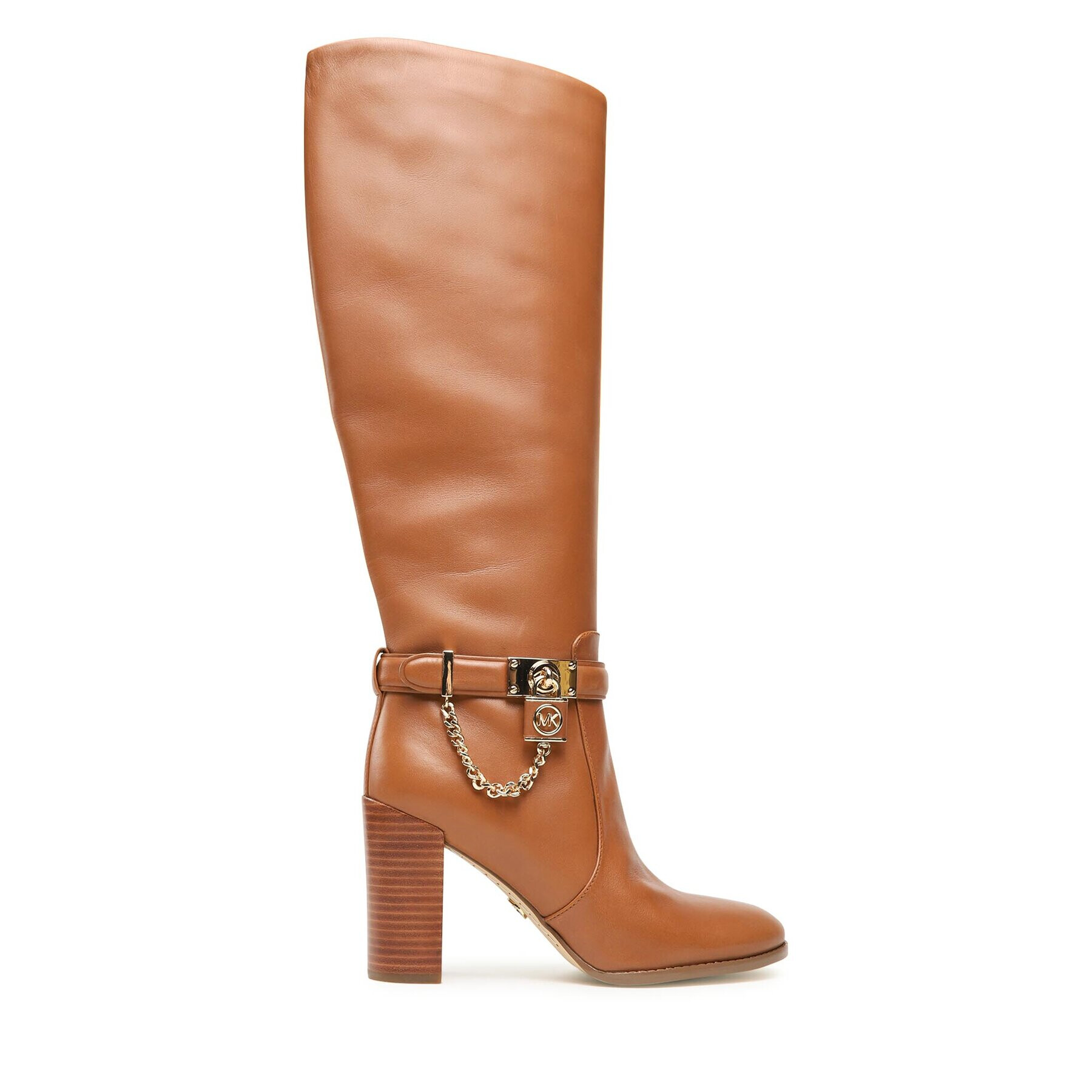 MICHAEL Michael Kors Kozačky Hamilton Heeled Boot 40F3HAHB5L Hnědá - Pepit.cz