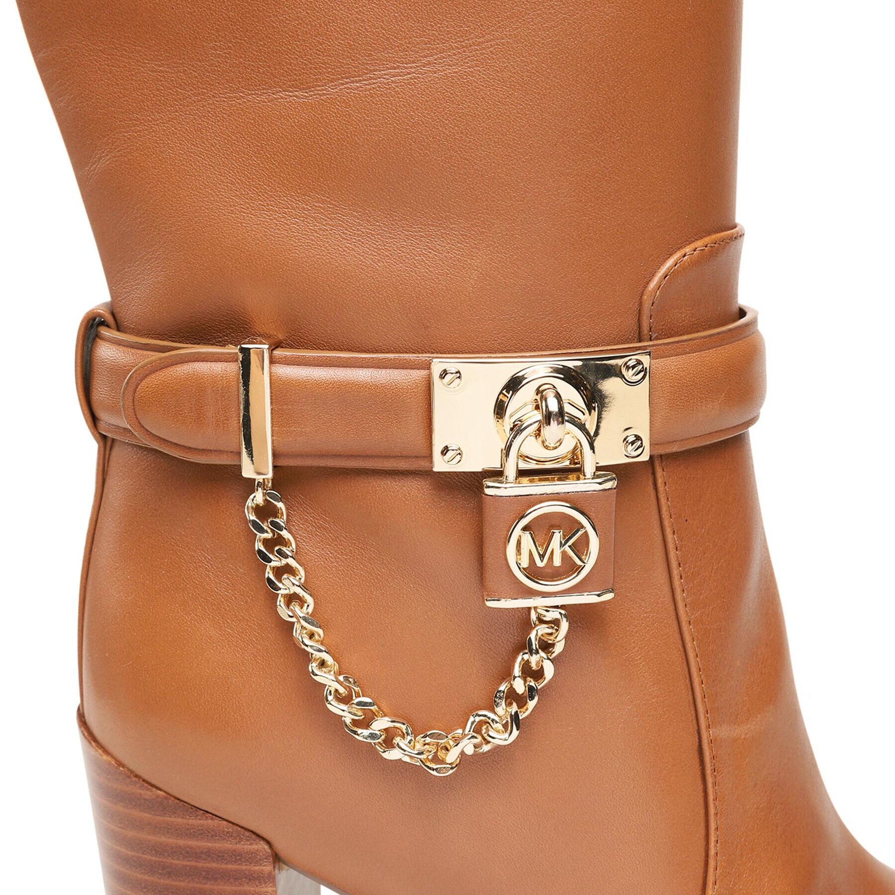 MICHAEL Michael Kors Kozačky Hamilton Heeled Boot 40F3HAHB5L Hnědá - Pepit.cz