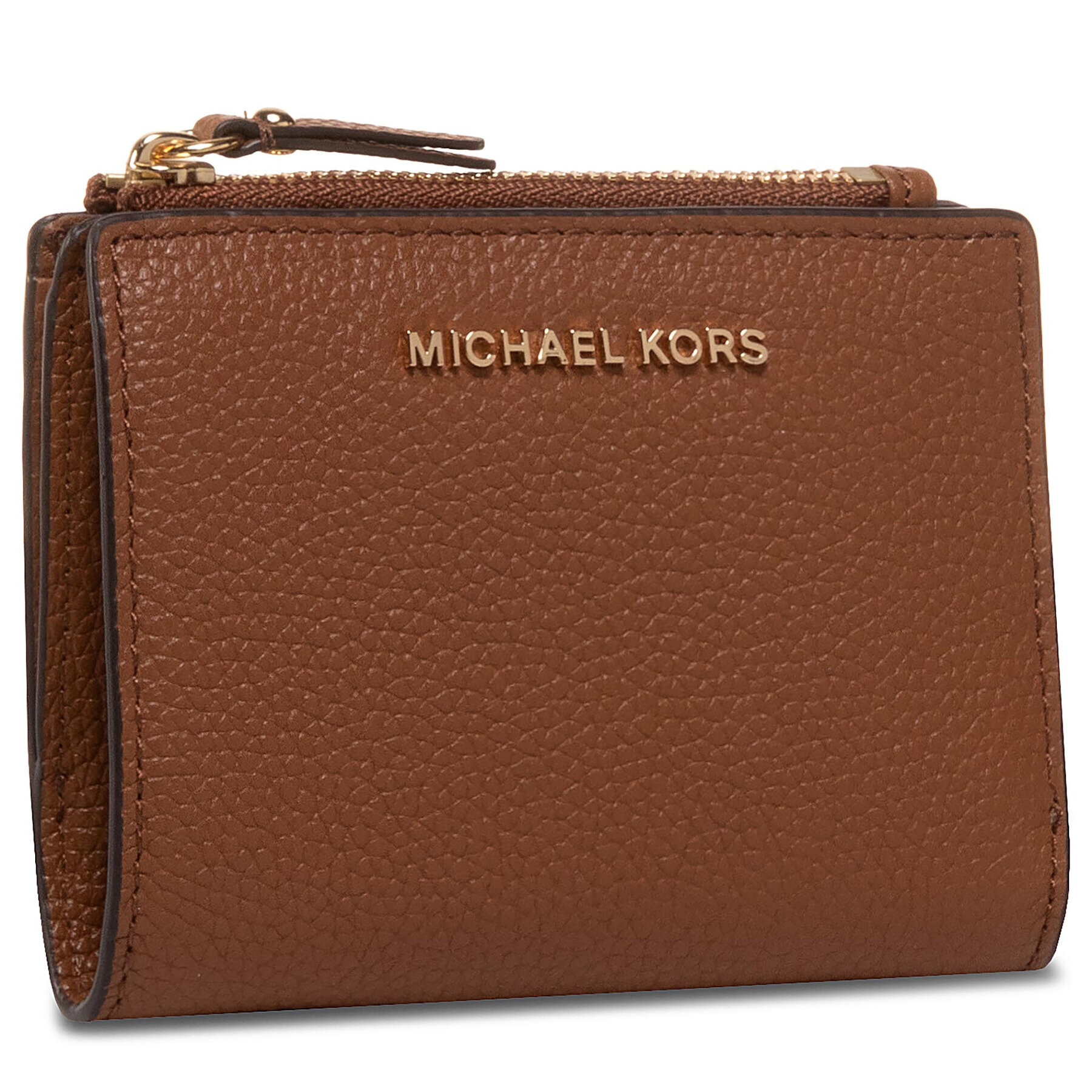 MICHAEL Michael Kors Malá dámská peněženka Jet Set 34F9GJ6F2L Hnědá - Pepit.cz