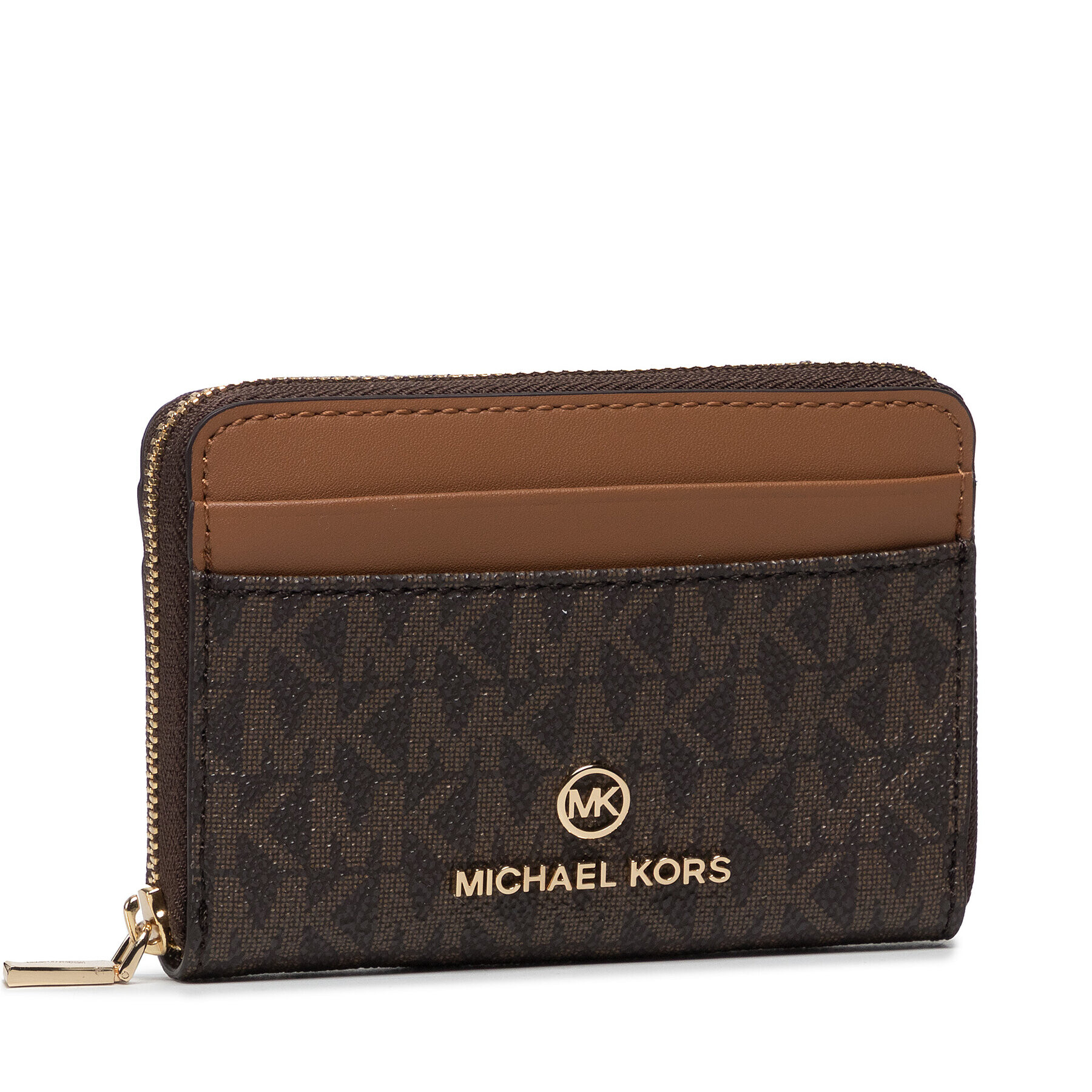 MICHAEL Michael Kors Malá dámská peněženka Jet Set Charm 34S1GT9Z1B Hnědá - Pepit.cz