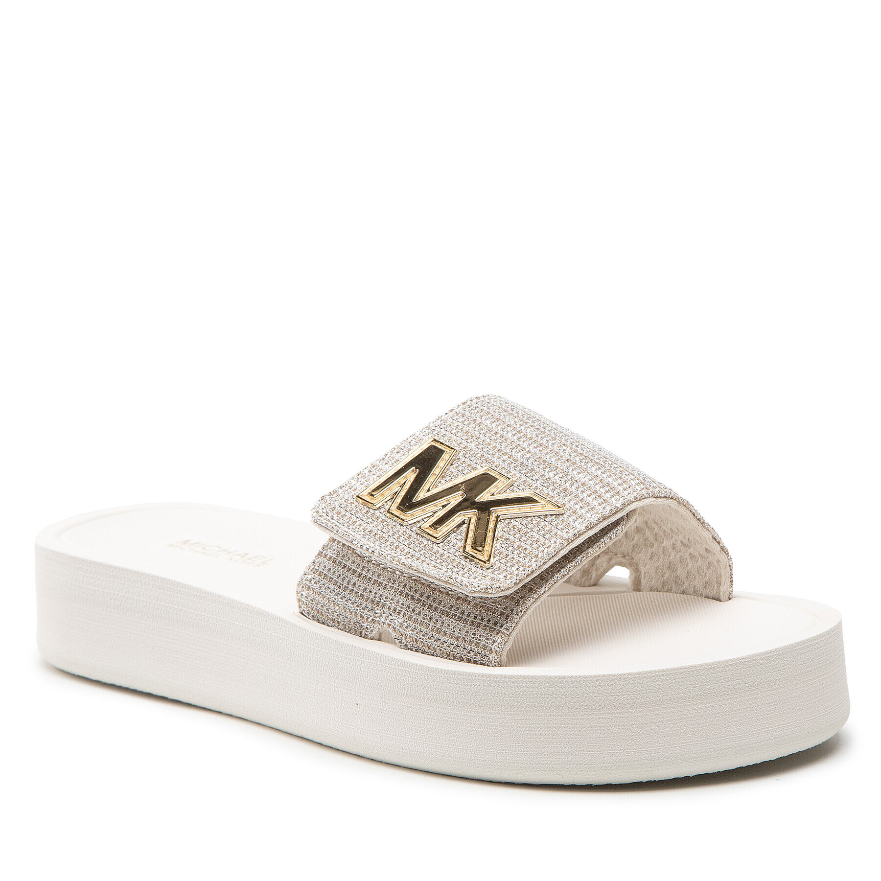 MICHAEL Michael Kors Nazouváky Mk Pflatform Slide 40S1MKFA1D Zlatá - Pepit.cz