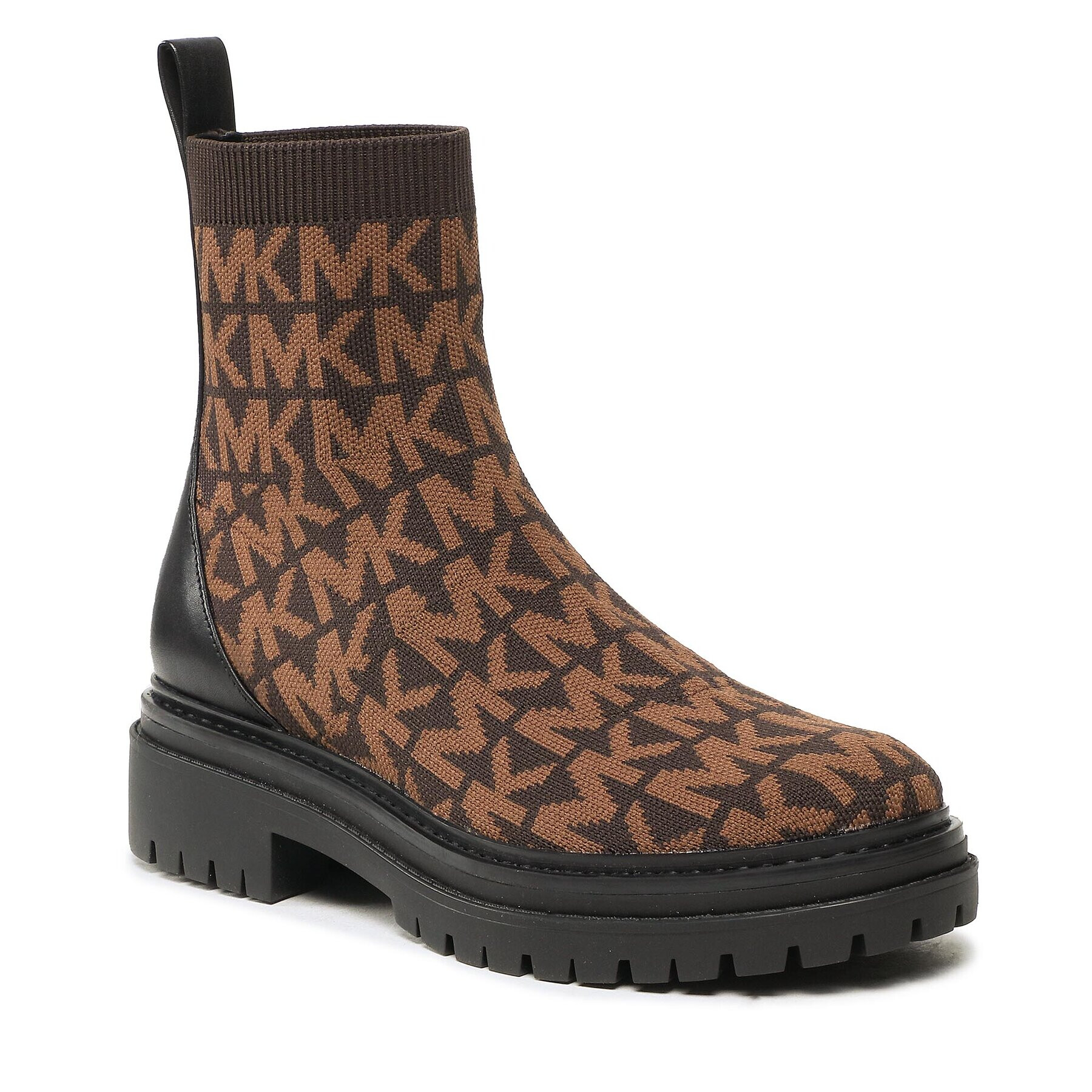 MICHAEL Michael Kors Polokozačky Comet Lug Bootie 40F2CMFE5Y Hnědá - Pepit.cz