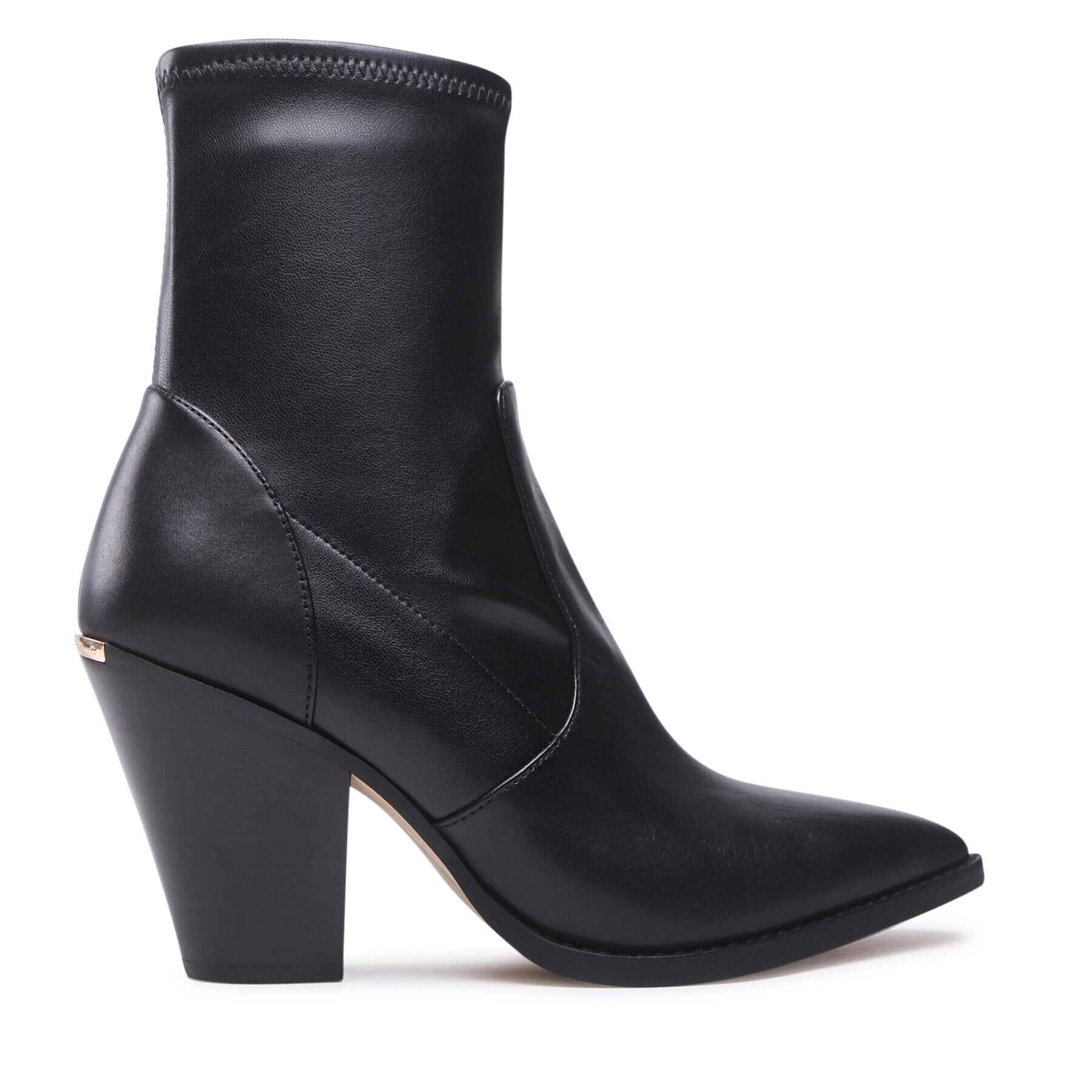 MICHAEL Michael Kors Polokozačky Dover Heeled Bootie 40F2DOHE8L Černá - Pepit.cz