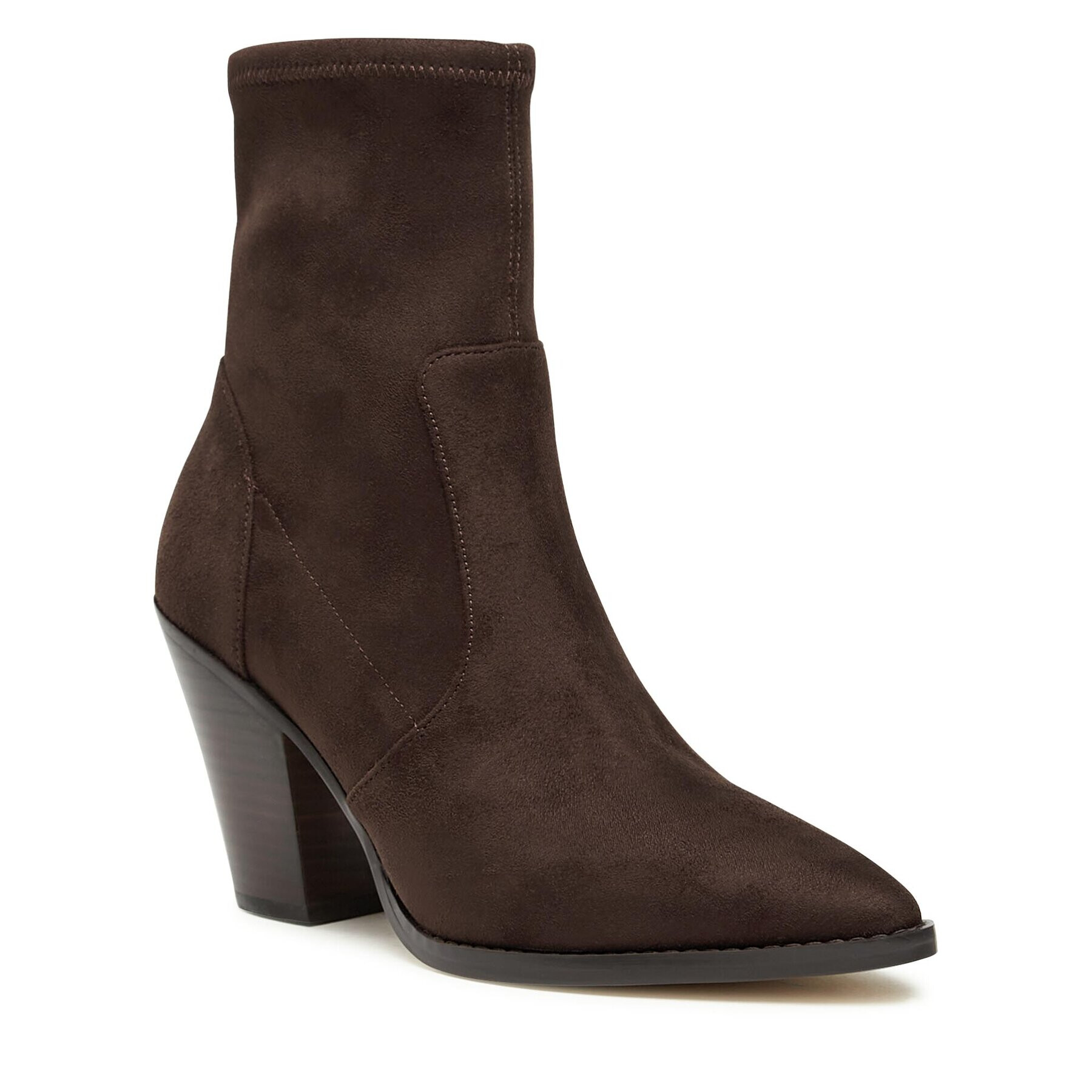 MICHAEL Michael Kors Polokozačky Dover Heeled Bootie 40F3DOHE5S Hnědá - Pepit.cz