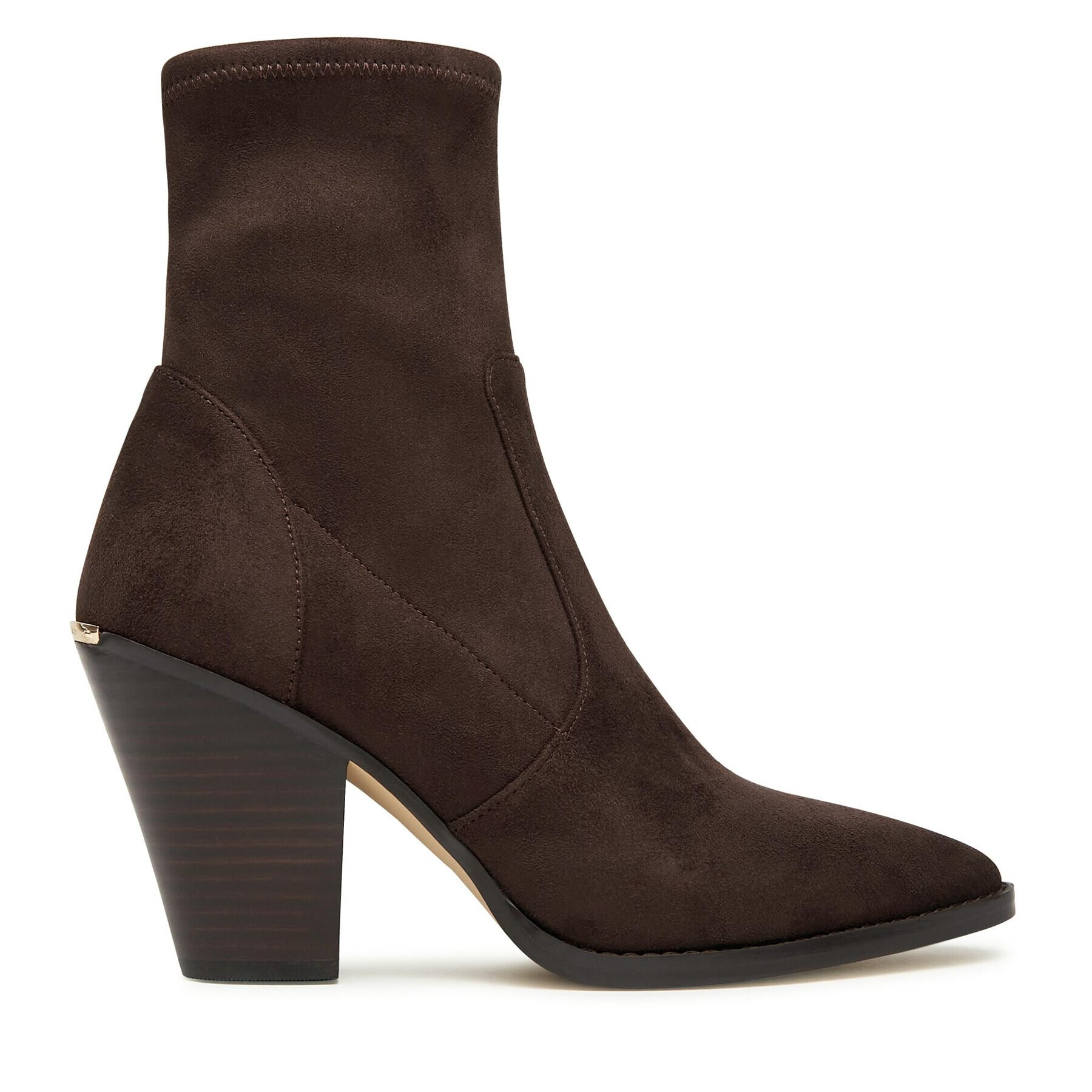 MICHAEL Michael Kors Polokozačky Dover Heeled Bootie 40F3DOHE5S Hnědá - Pepit.cz