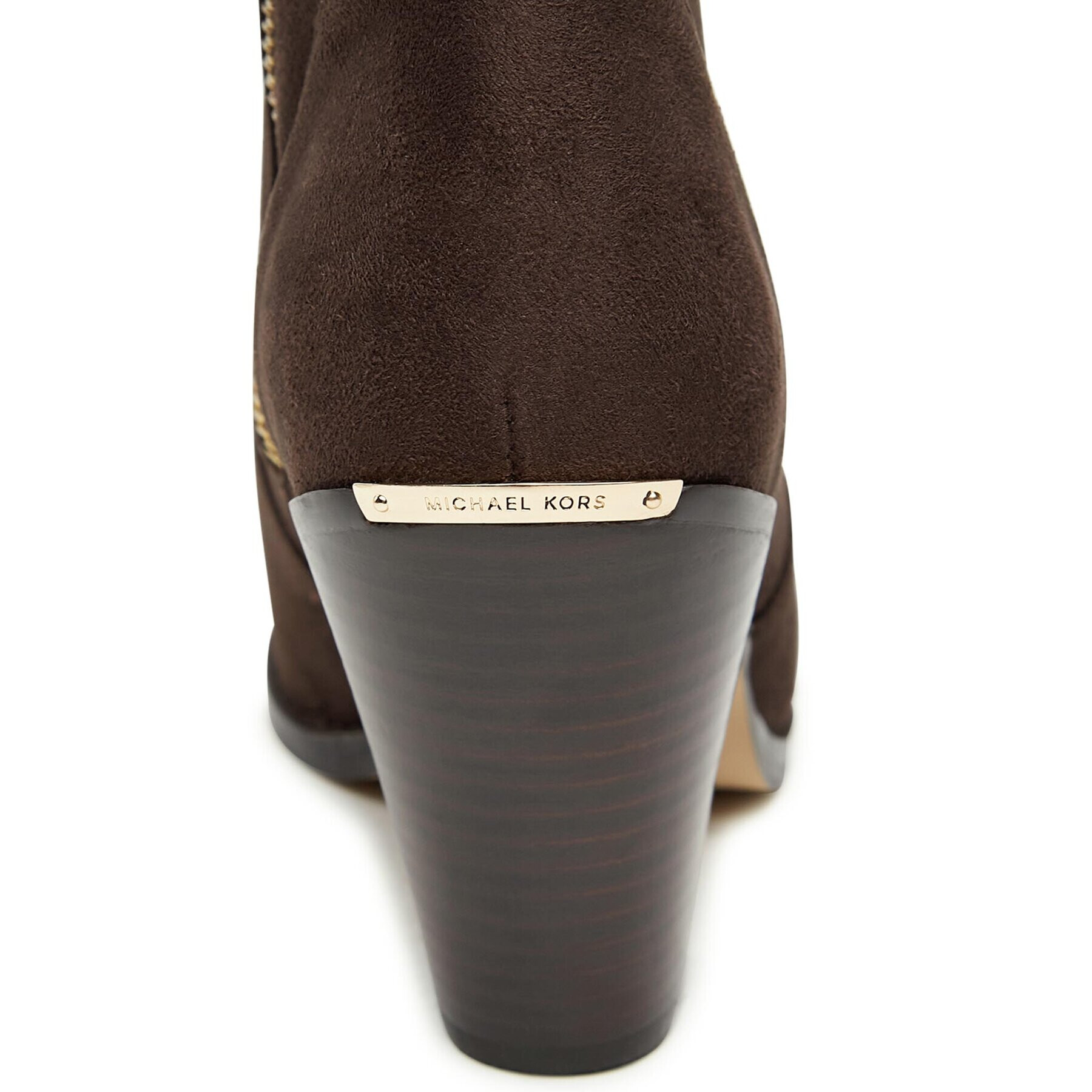 MICHAEL Michael Kors Polokozačky Dover Heeled Bootie 40F3DOHE5S Hnědá - Pepit.cz