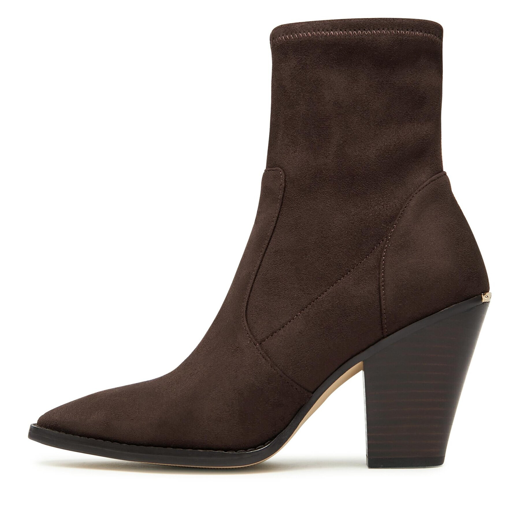 MICHAEL Michael Kors Polokozačky Dover Heeled Bootie 40F3DOHE5S Hnědá - Pepit.cz