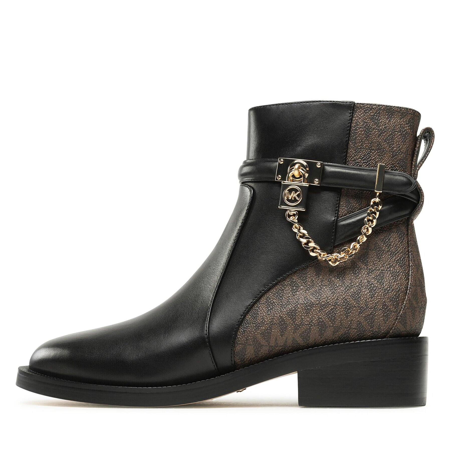 MICHAEL Michael Kors Polokozačky Hamilton Flat Bootie 40F3HAME6L Černá - Pepit.cz