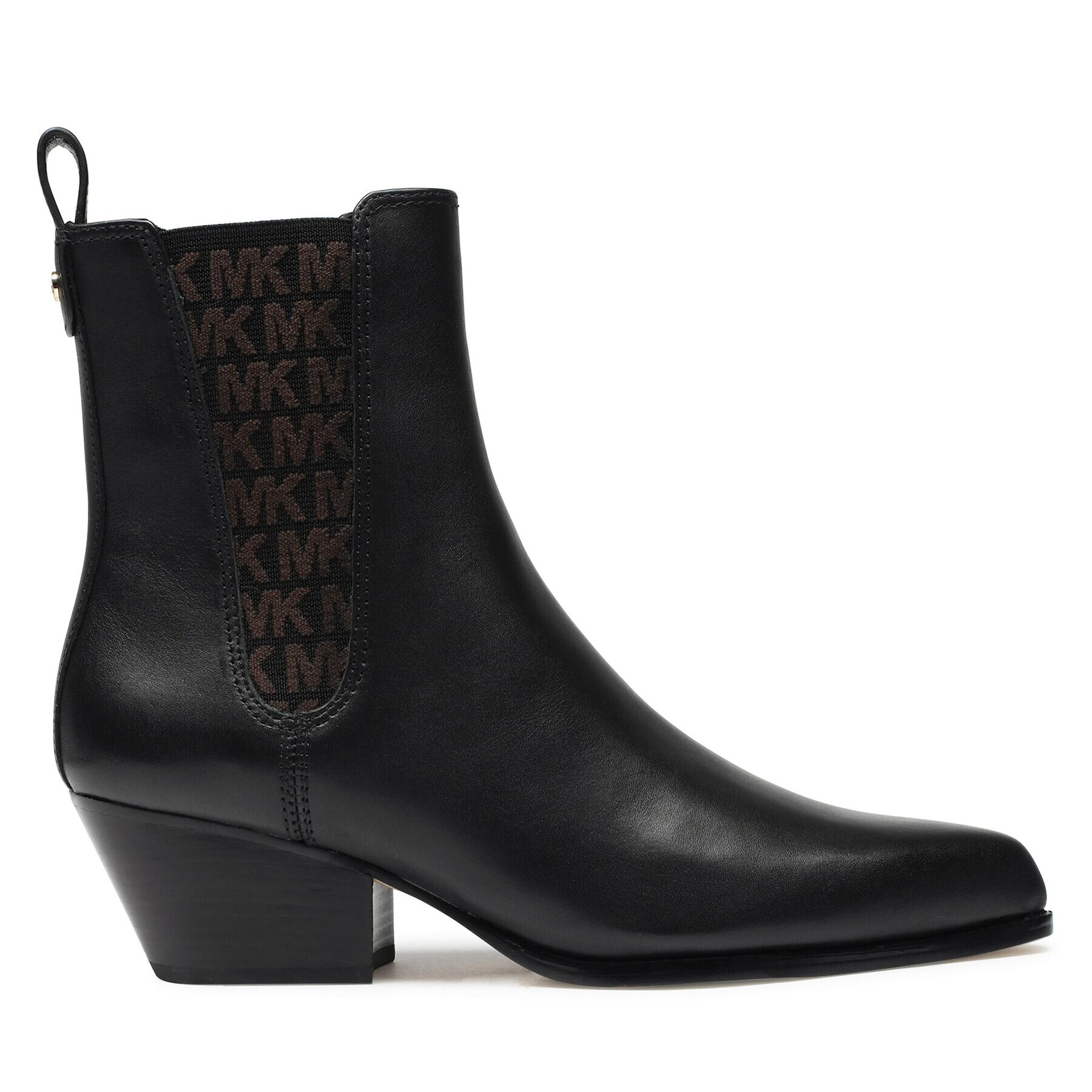 MICHAEL Michael Kors Polokozačky Kinlee Bootie 40F3KNME6L Černá - Pepit.cz