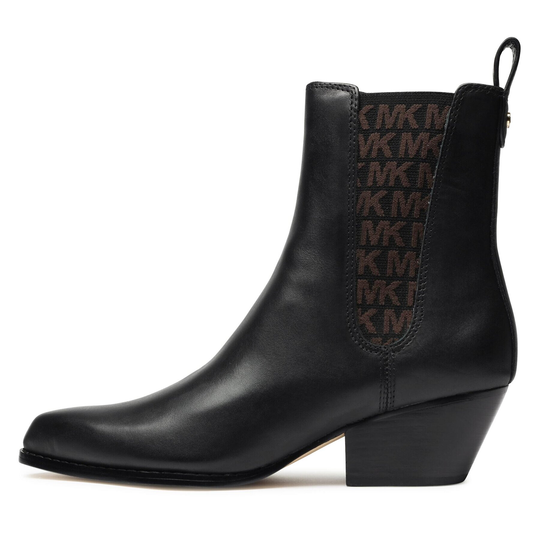 MICHAEL Michael Kors Polokozačky Kinlee Bootie 40F3KNME6L Černá - Pepit.cz