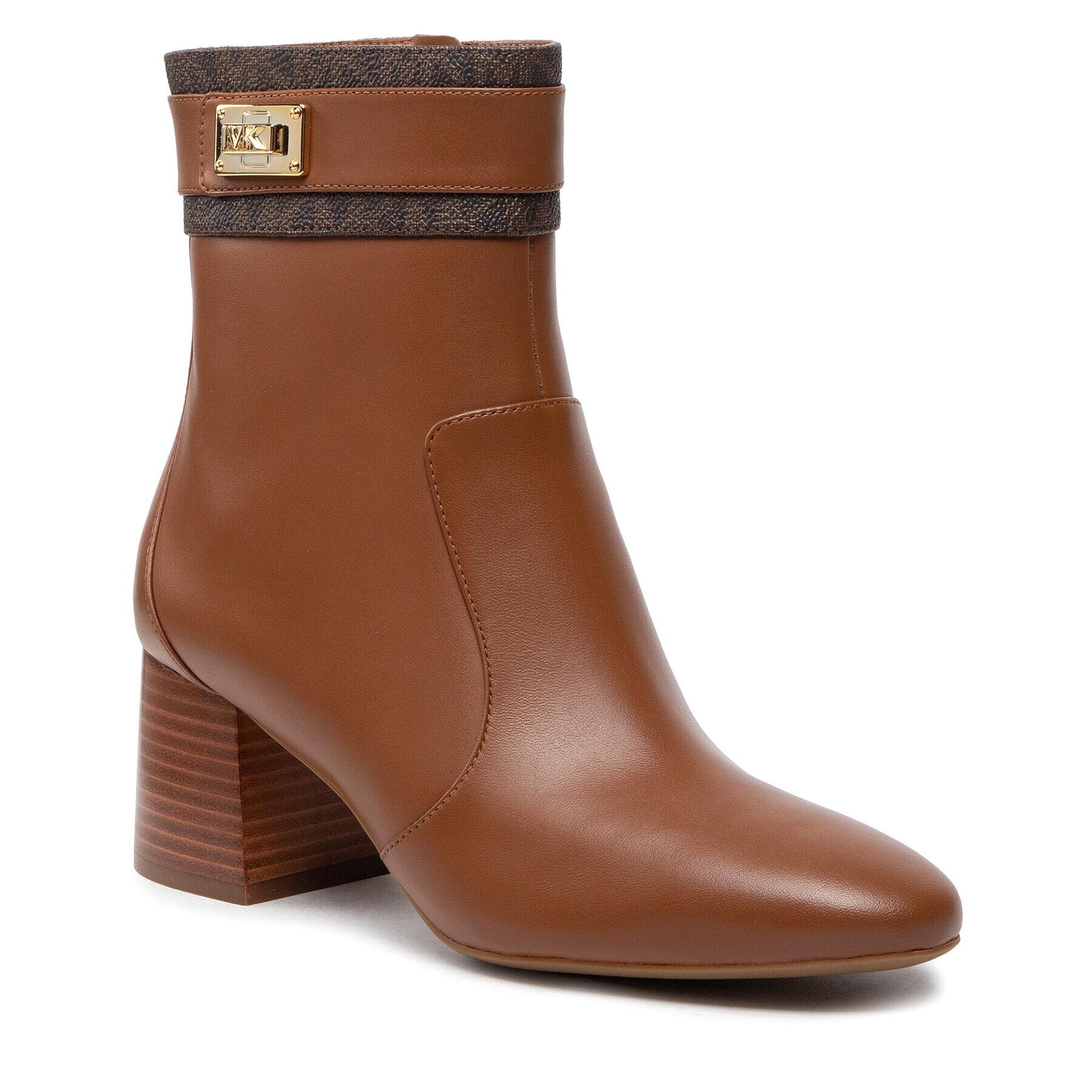 MICHAEL Michael Kors Polokozačky Padma Strap Bootie 40T2PDME6L Hnědá - Pepit.cz