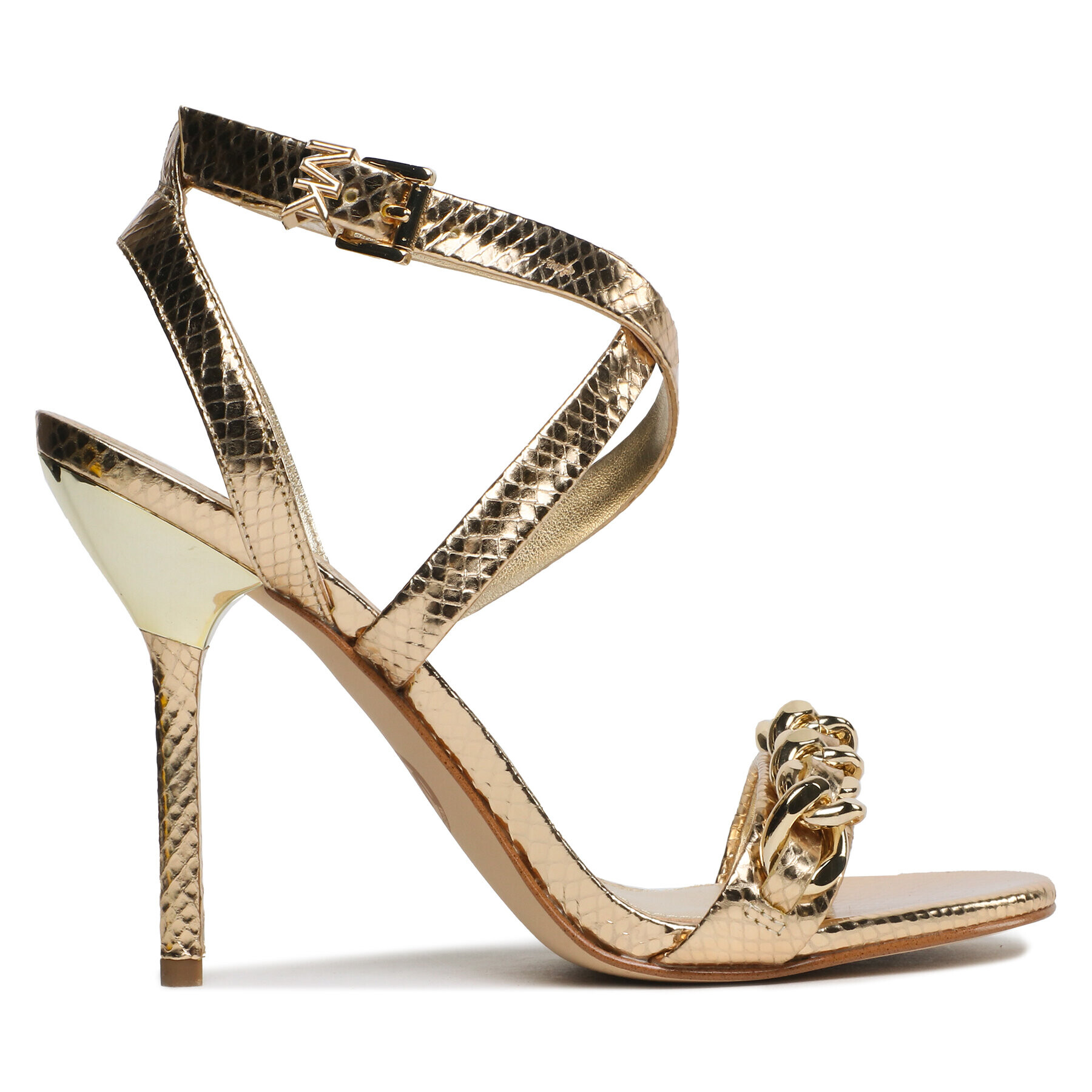 MICHAEL Michael Kors Sandály Asha Sandal 40S3ASHS2M Zlatá - Pepit.cz