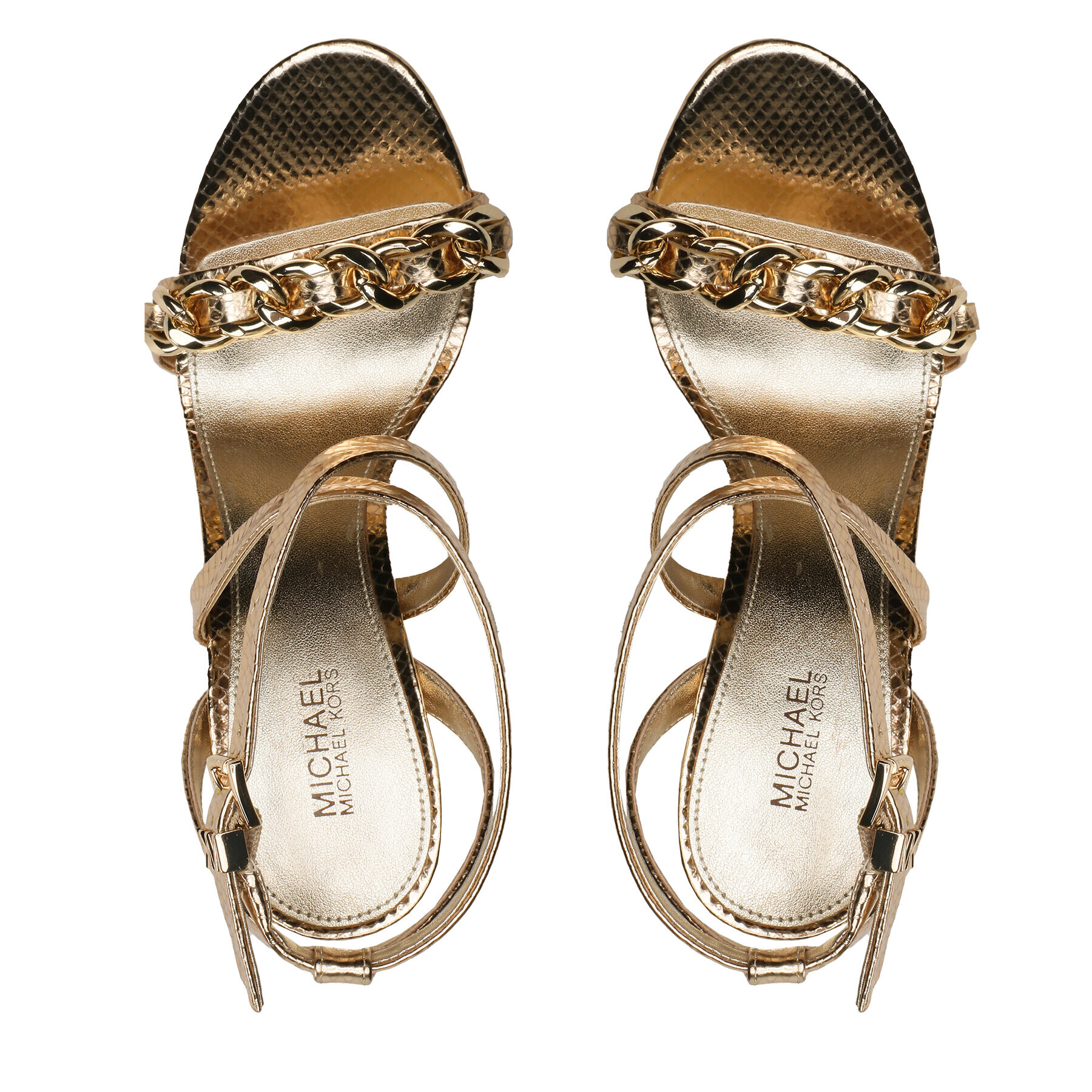 MICHAEL Michael Kors Sandály Asha Sandal 40S3ASHS2M Zlatá - Pepit.cz